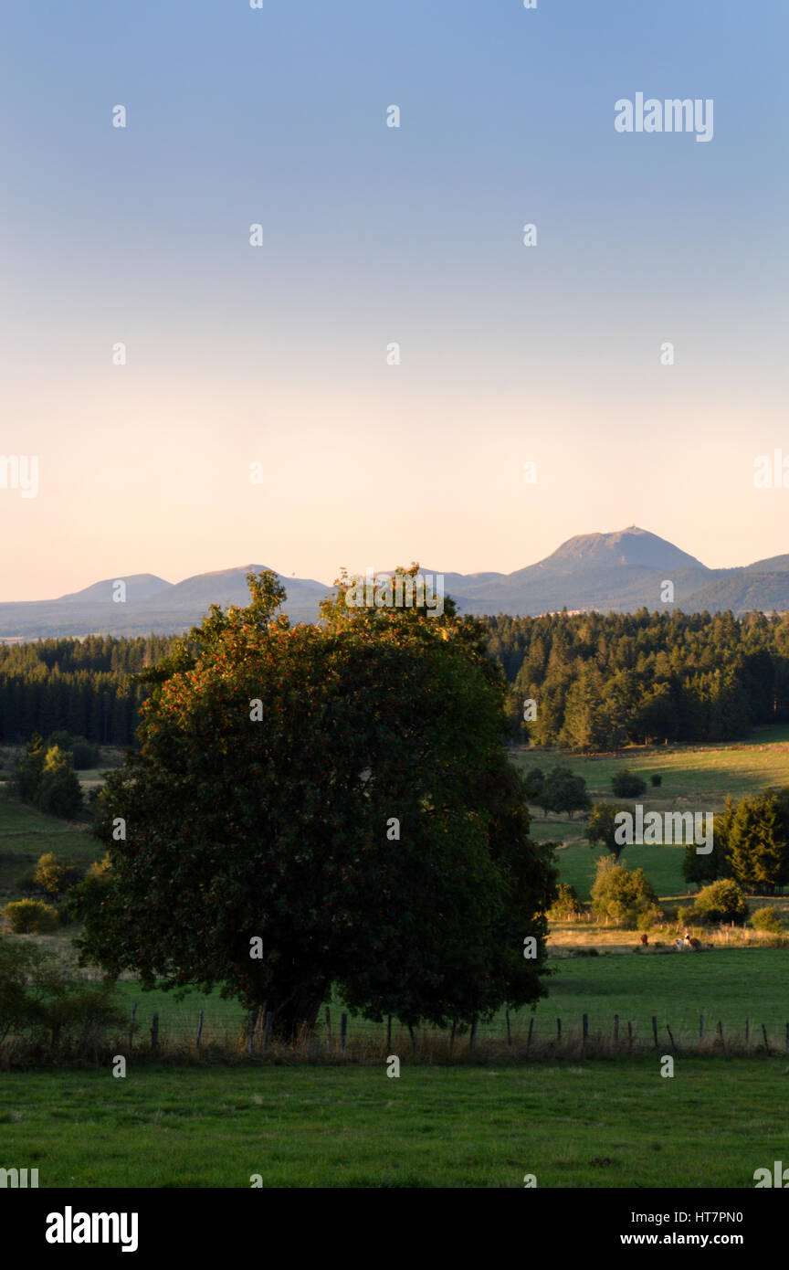 A volcano chain Stock Photo - Alamy