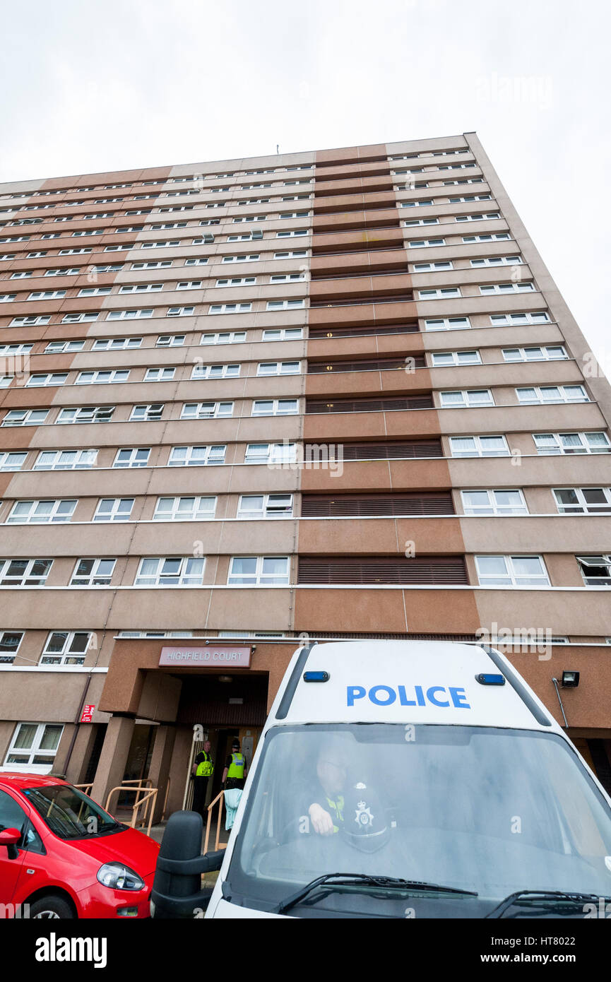 Merry Hill, Wolverhampton, UK. 8th March 2017. Murder and suicide in