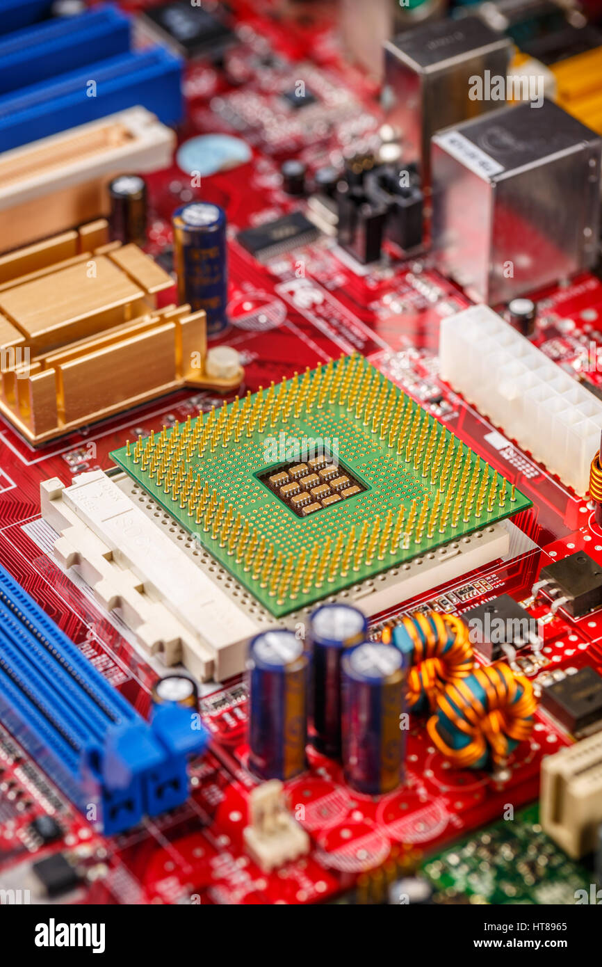 Electronic circuit board processor hires stock photography and images
