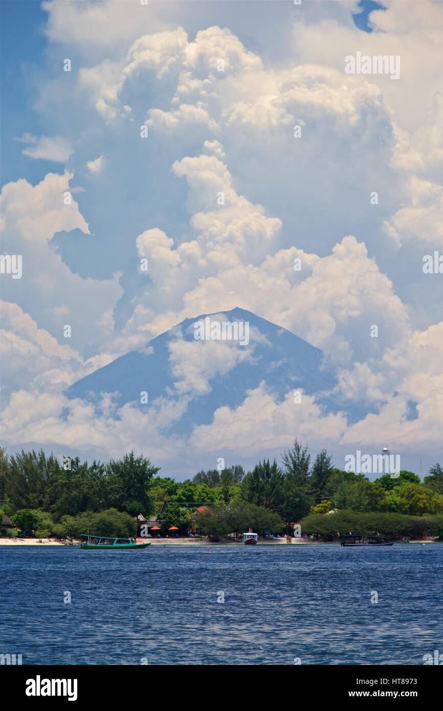 Gili Trawangan, Indonesia diving vacation Stock Photo