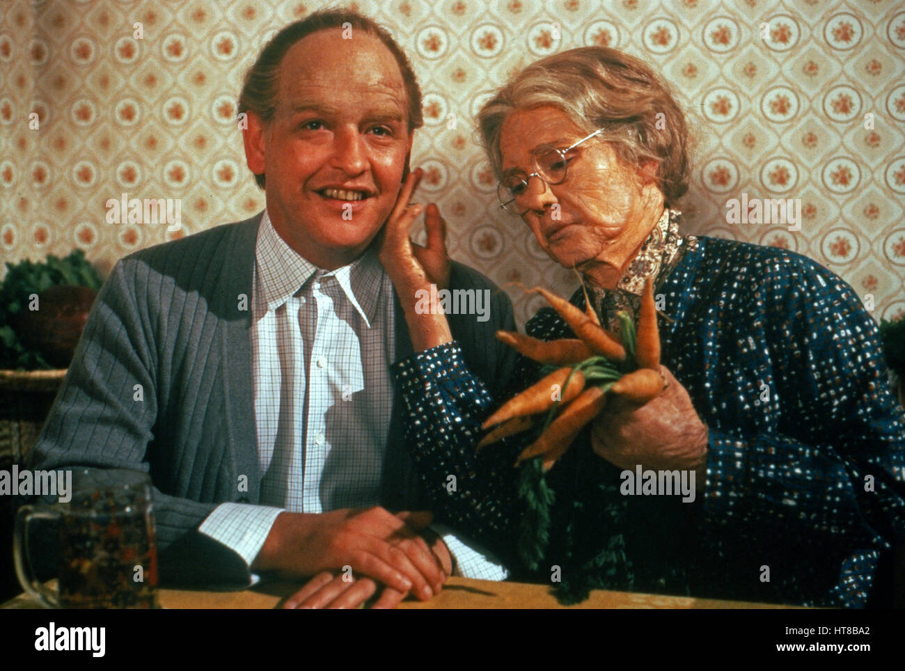Sketchup, Sendereihe mit Diether Krebs und Iris Berben, Deutschland 1980e Jahre. Stock Photo