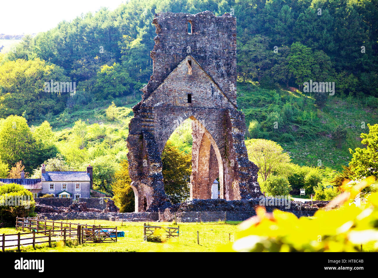 Talley Abbey, near llandeilo, Carmarthenshire, Wales, U.K. Stock Photo