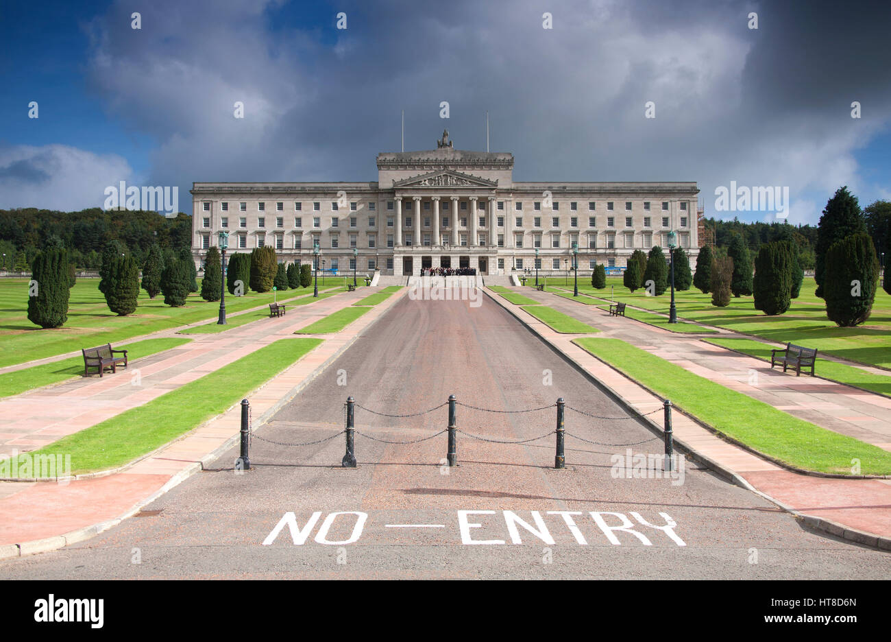 Stormont Northern Ireland Government Buildings Stock Photo