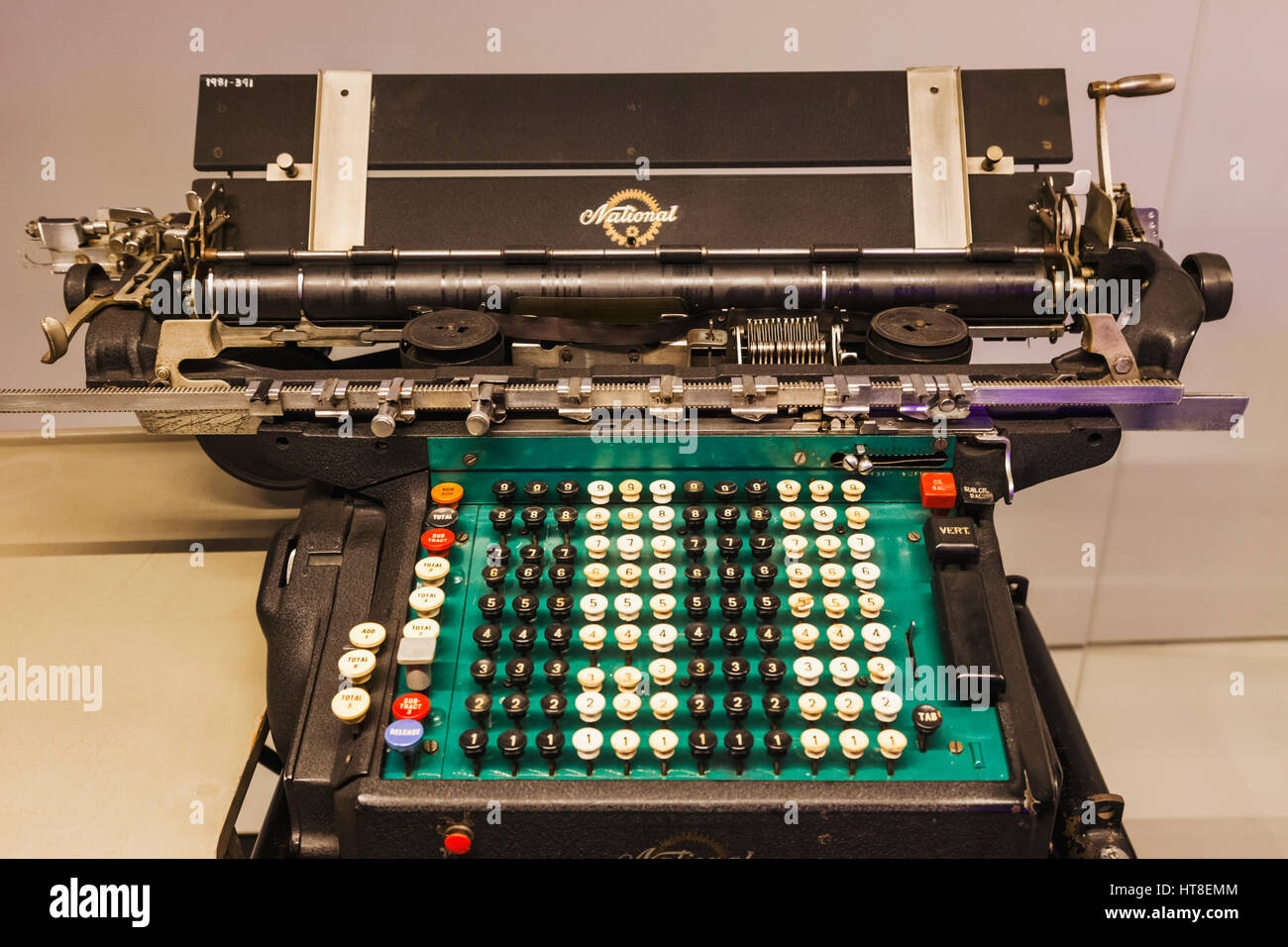 England, London, South Kensington, Science Museum, Calculating Machine