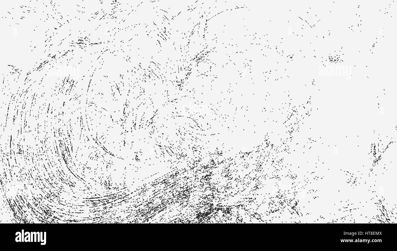 Grunge overlay texture. Vector illustration of black and white abstract grainy background with dust and noise for your design Stock Vector