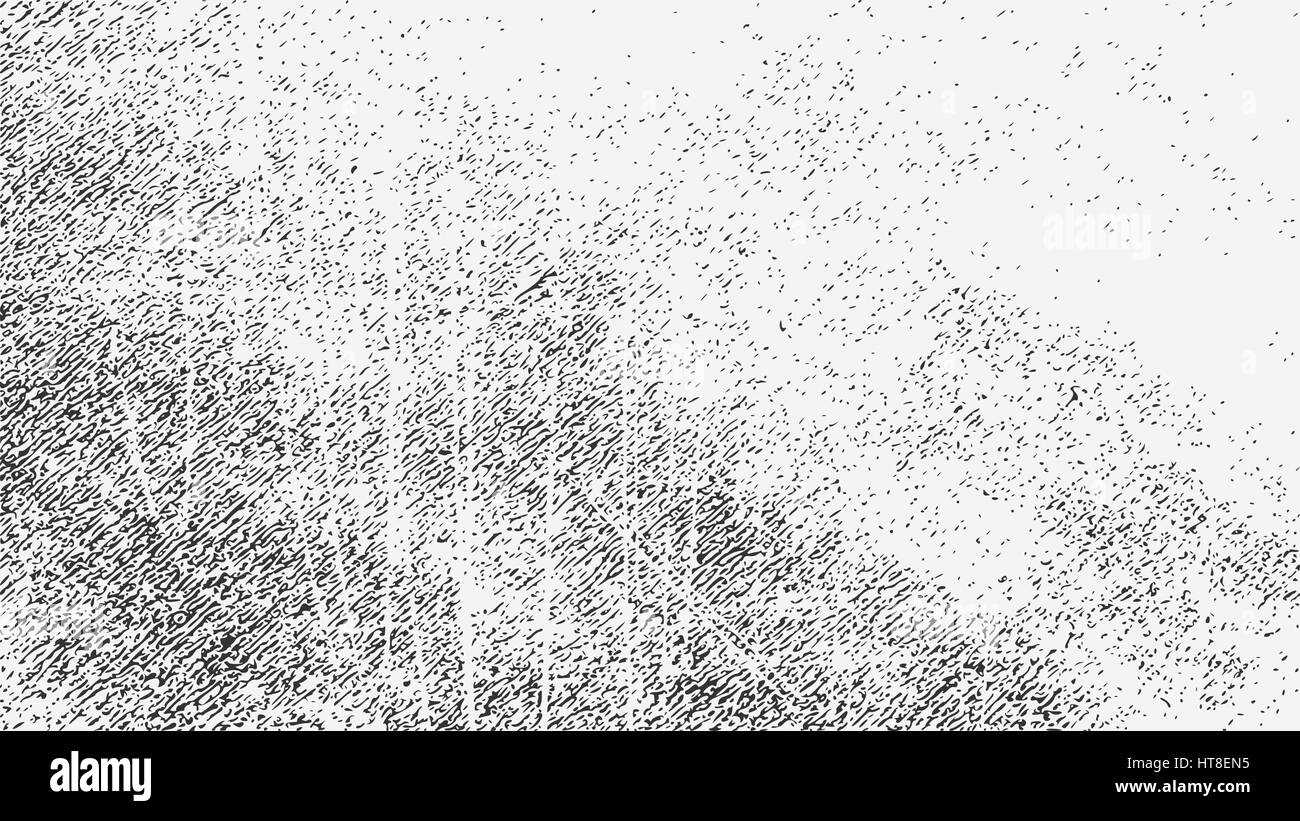 Grunge overlay texture. Vector illustration of black and white abstract grainy background with dust and noise for your design Stock Vector