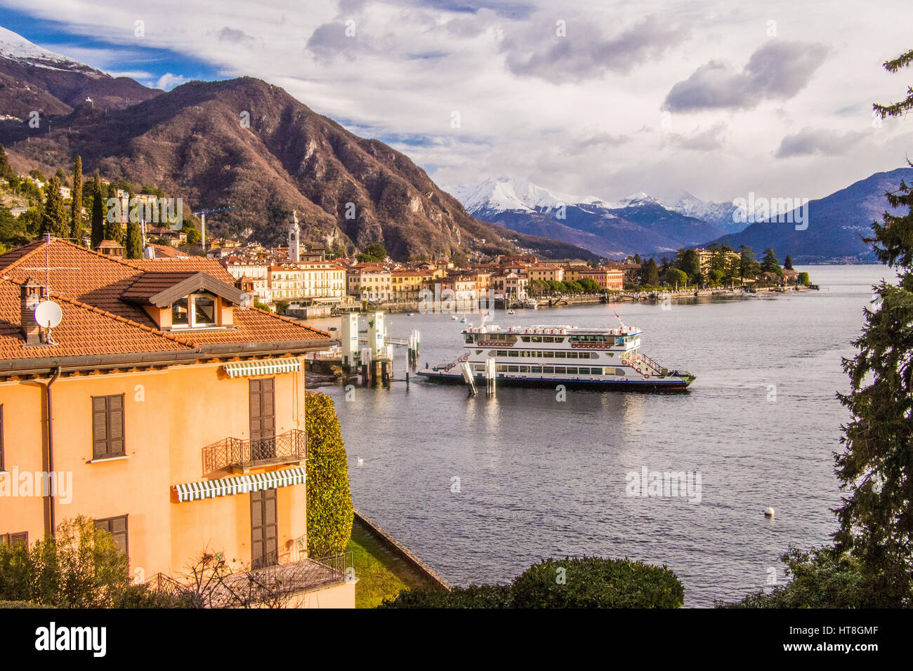 Menaggio, on the west shore of Lake Como, Lombardy Region, Italy Stock Photo