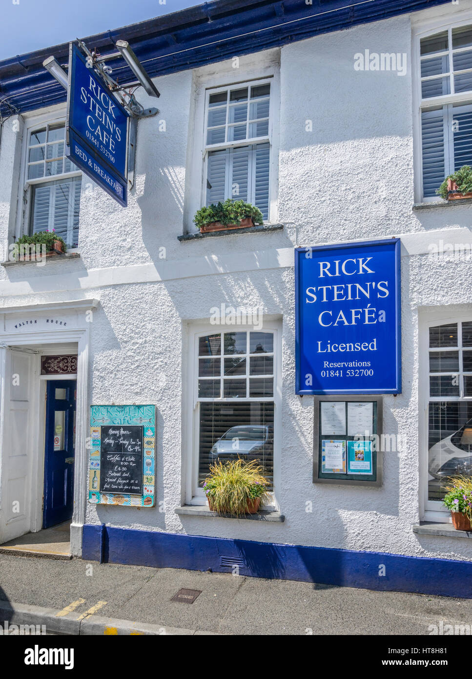 United Kingdom, South West England, Cornwall, Padstow, Rick Stein's Cafe Stock Photo