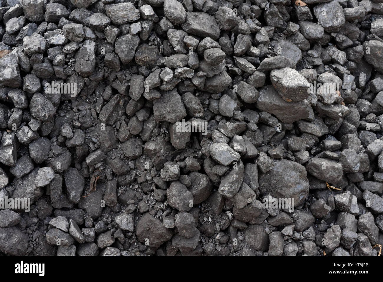 Coal on a slag heap Stock Photo Alamy
