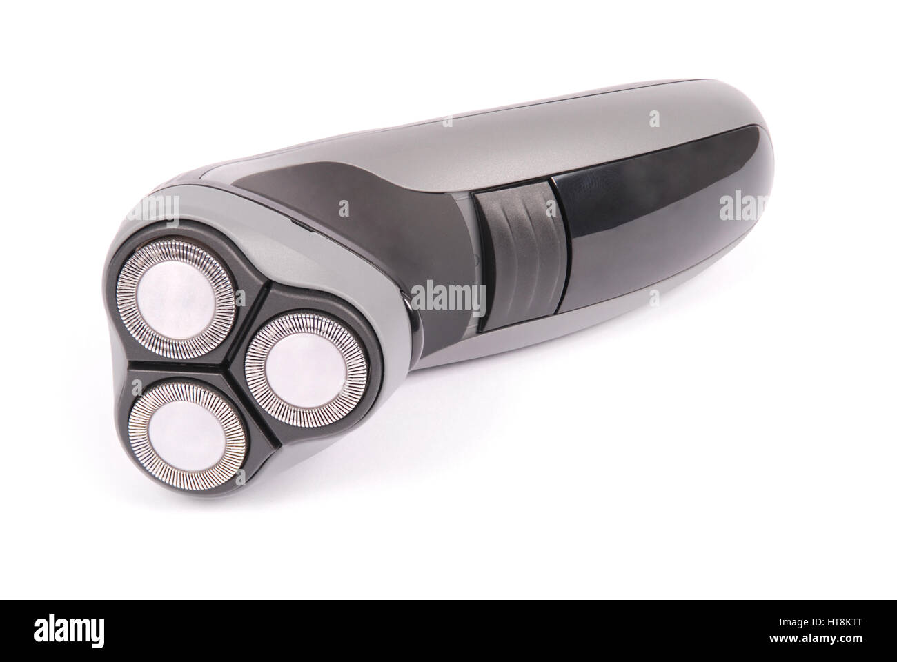 New black electric razor close up isolated on white background Stock ...