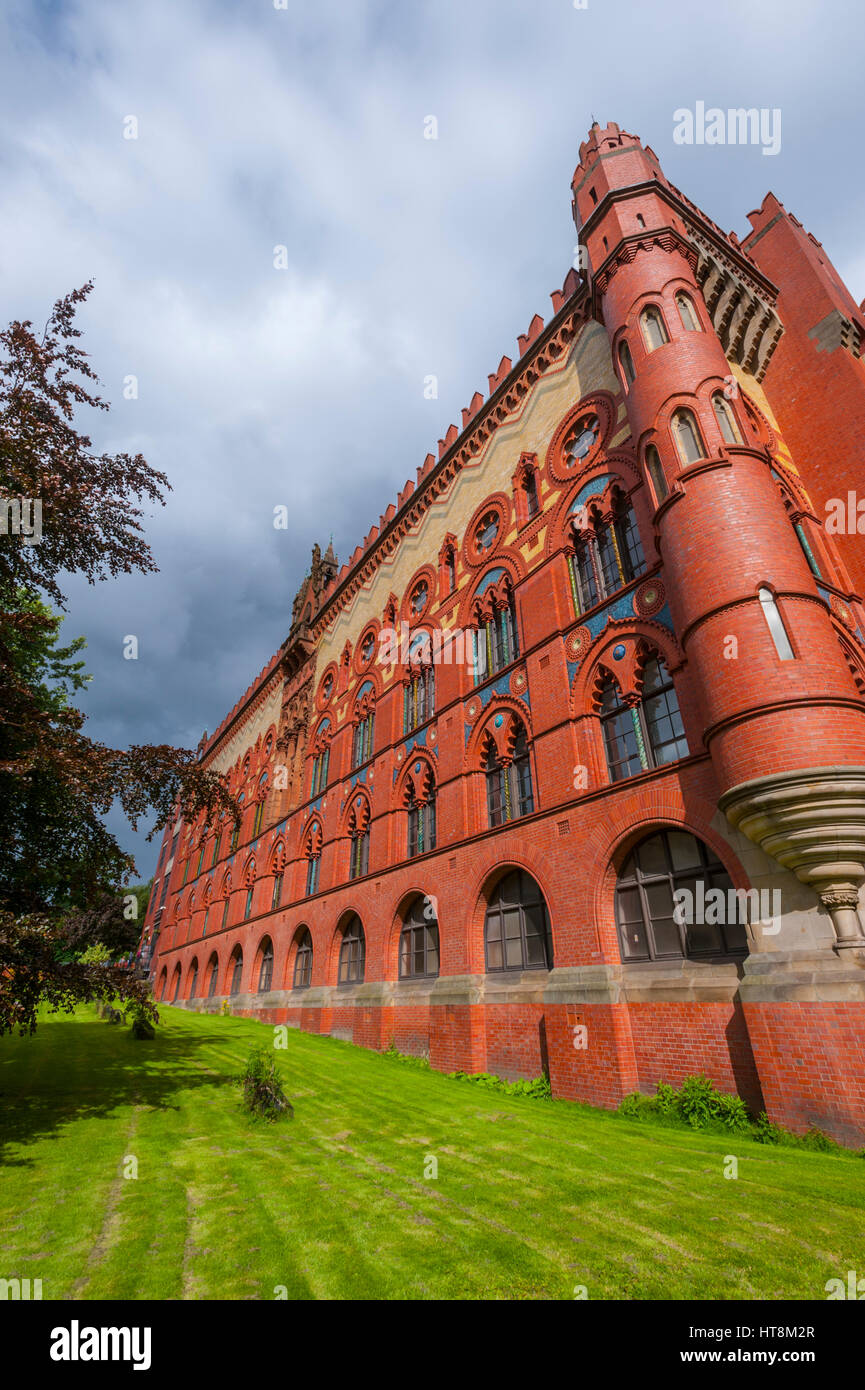 the former Templetons carpet factory Glasgow. built of brick in an Italion style. Stock Photo
