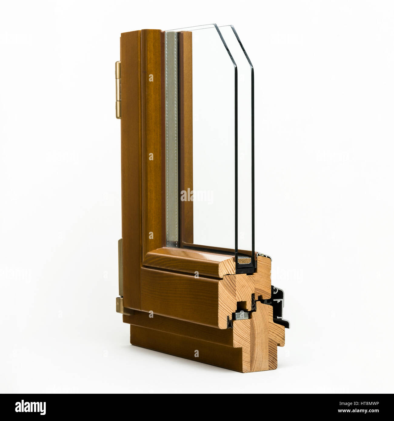 wooden window sample isolated on white background Stock Photo - Alamy