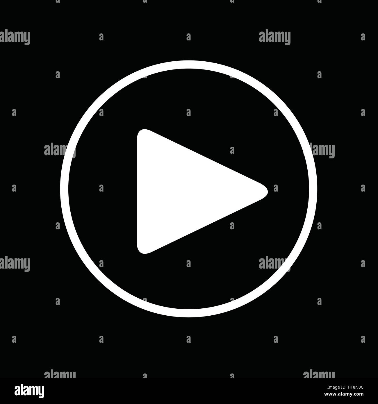play button icon illustration design Stock Vector Image & Art - Alamy