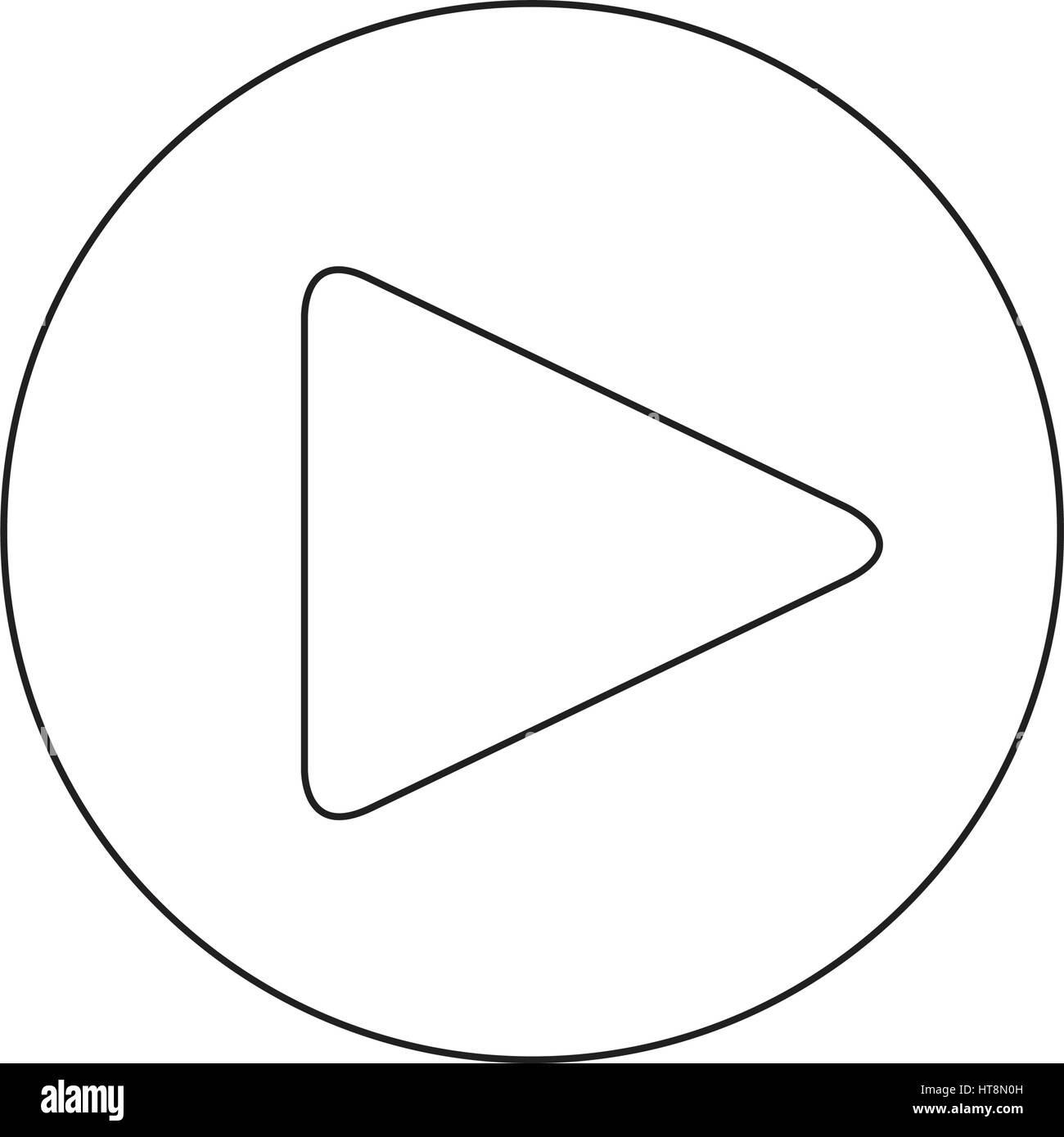 play button icon illustration design Stock Vector Image & Art - Alamy