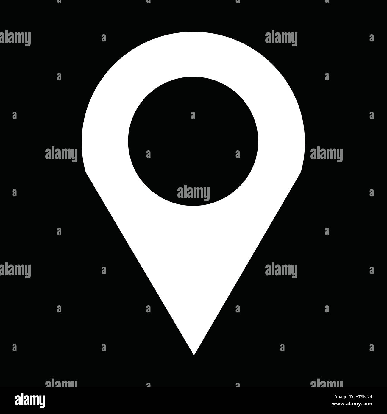GPS location Map pointer icon illustration idesign Stock Vector Image ...