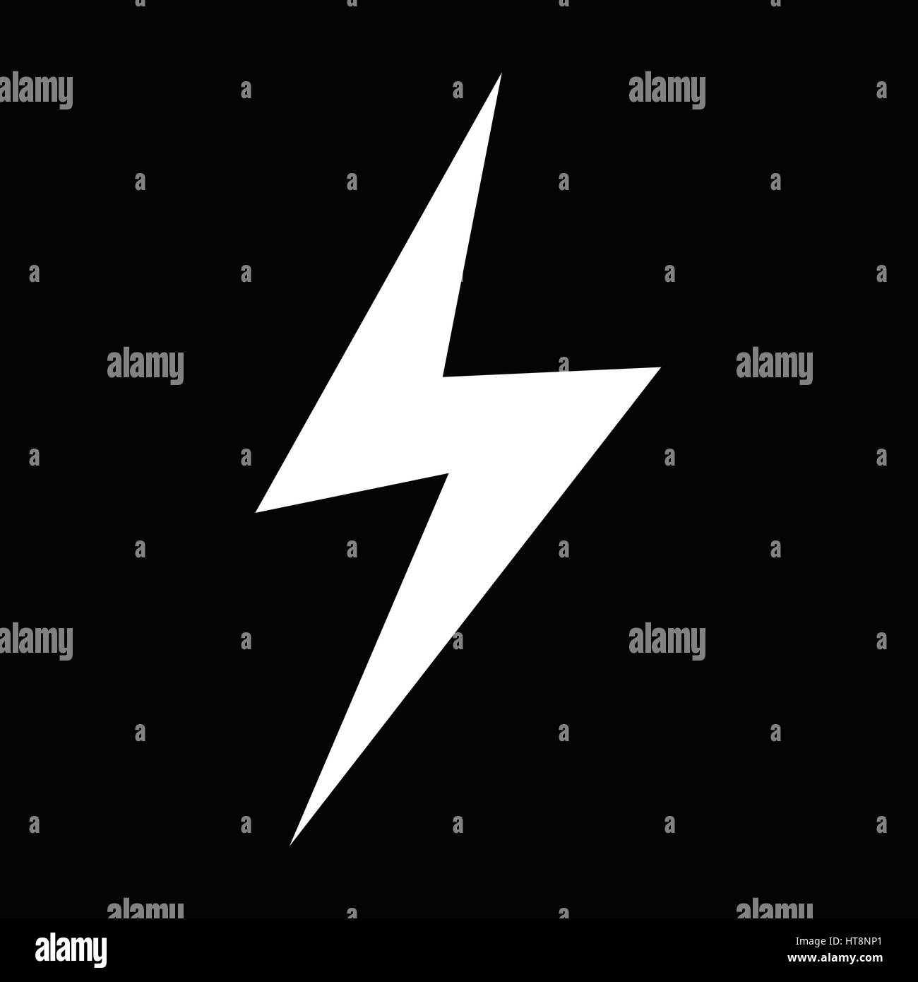 Lightning bolt icon illustration idesign Stock Vector Image & Art - Alamy