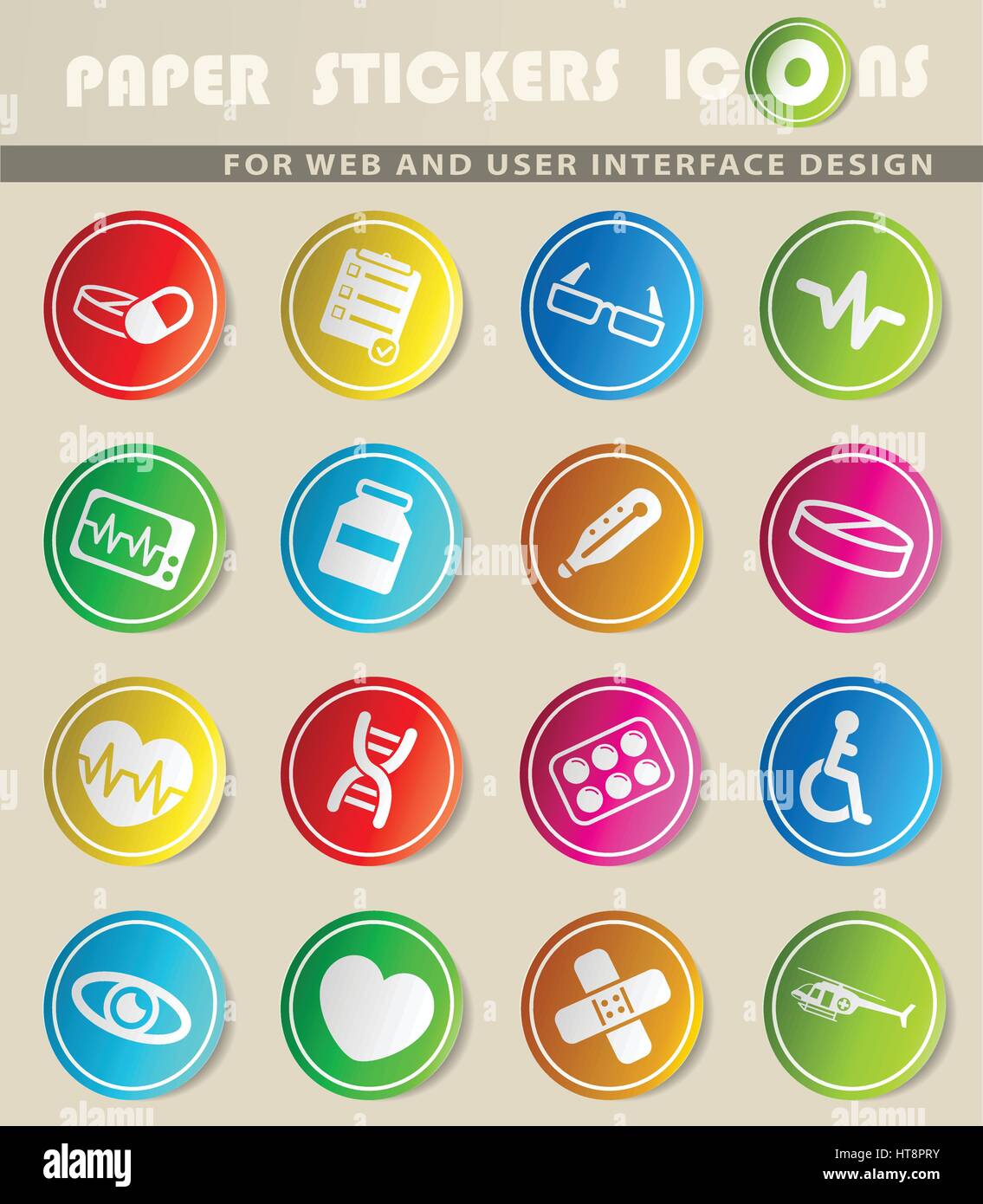 Medical simply symbol for web icons and user interface Stock Vector ...