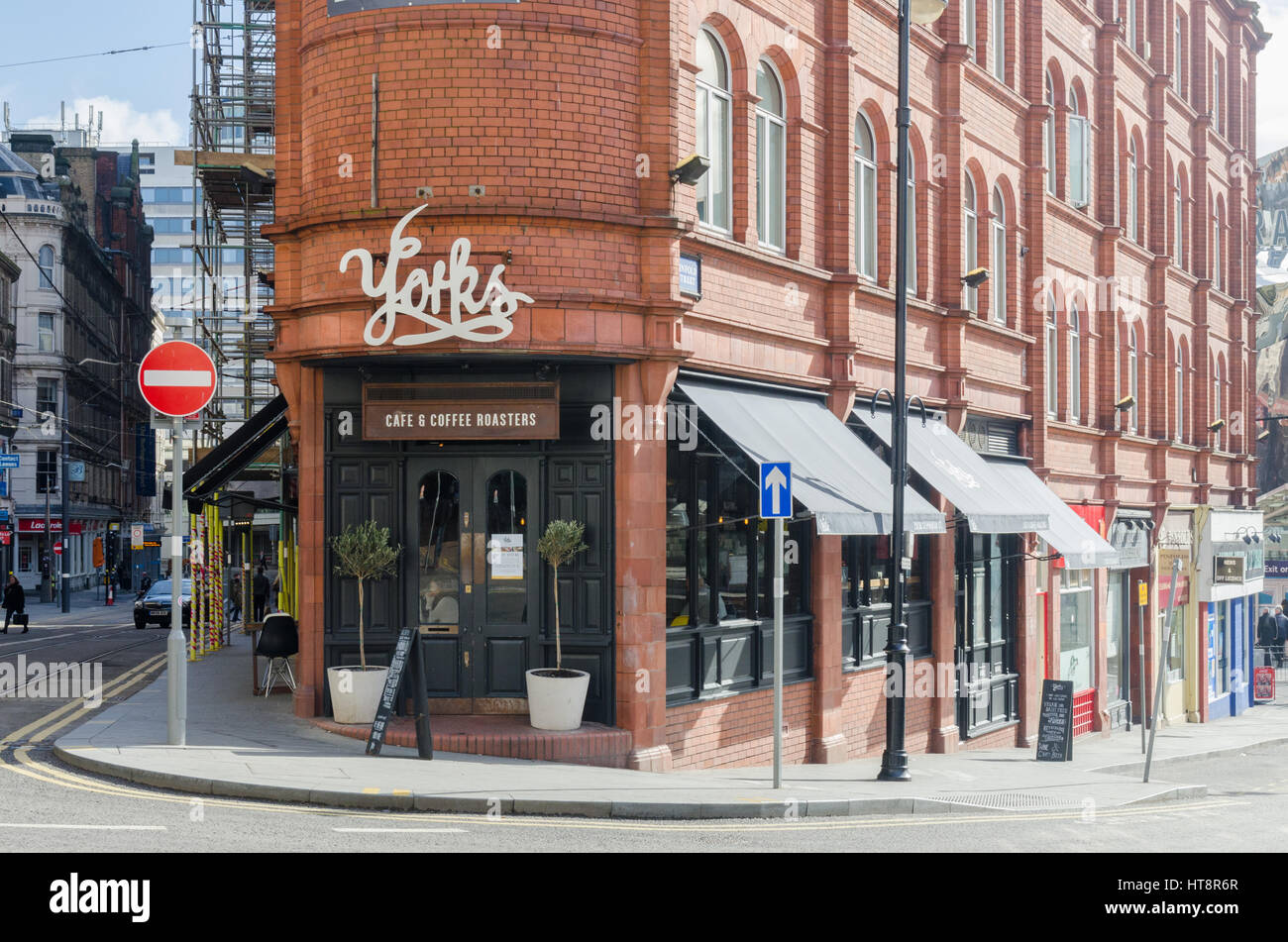 Yorks Bakery Cafe in Stephenson Street in the centre of Birmingham Stock Photo