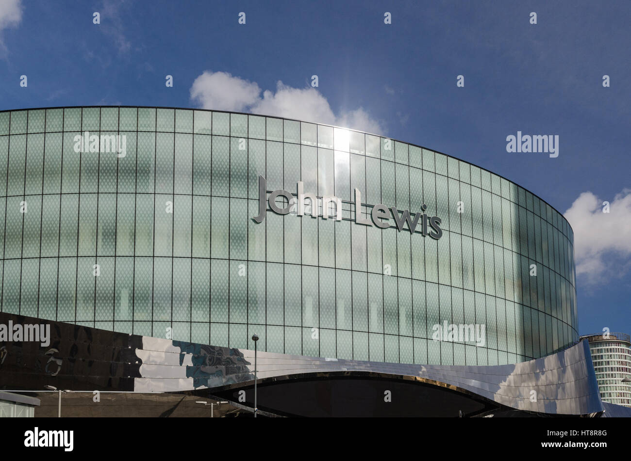Birmingham new street john lewis hires stock photography and images