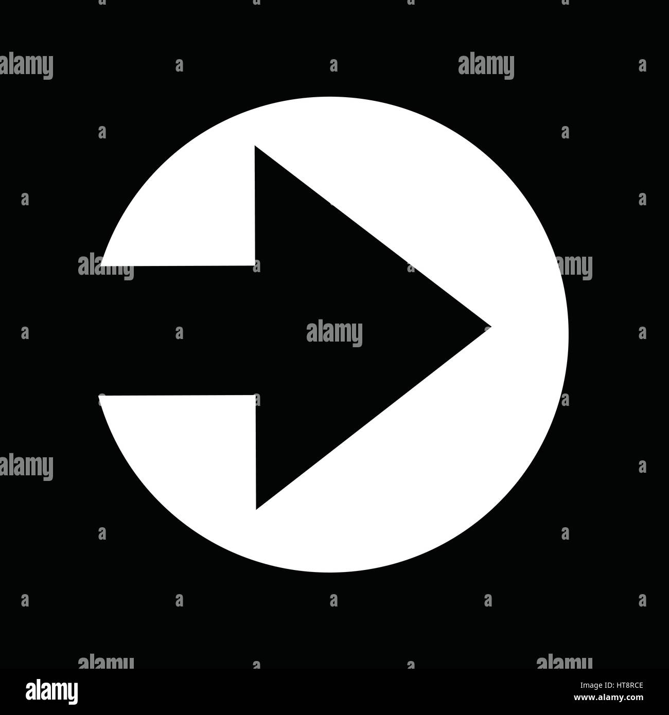 arrow circle icon illustration design Stock Vector Image & Art - Alamy