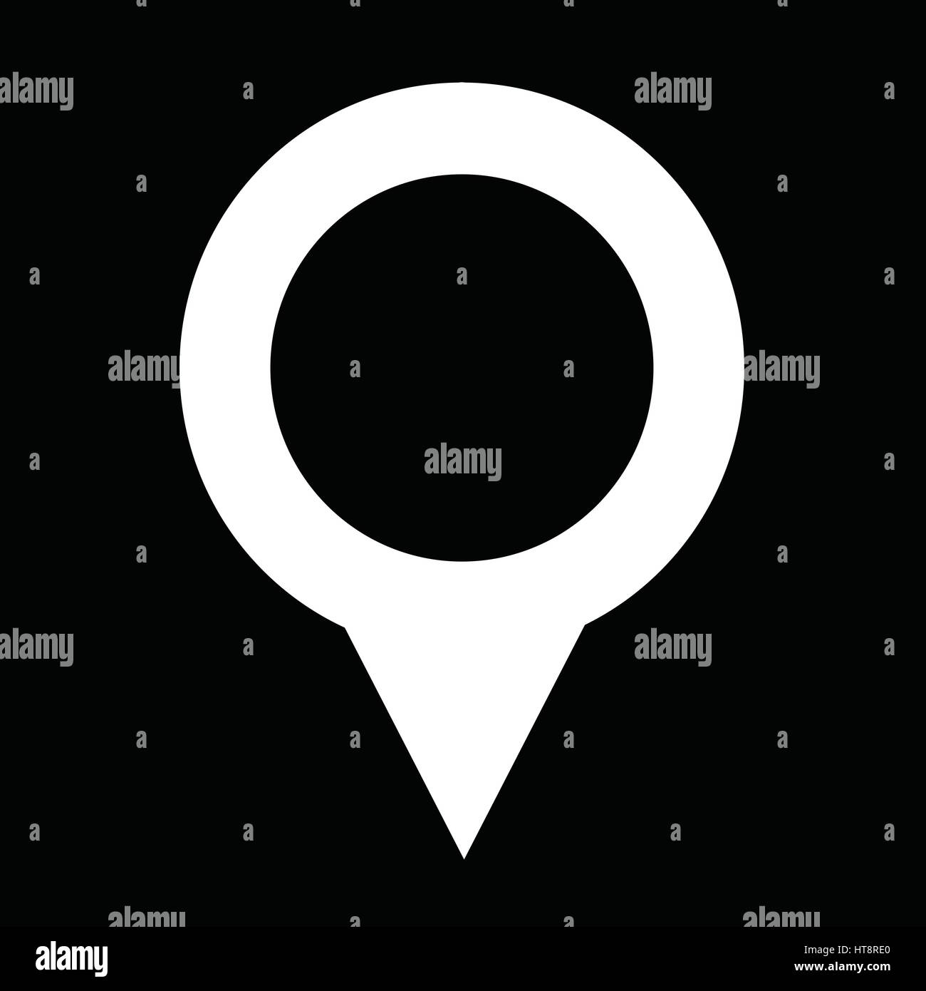 map pointer icon illustration design Stock Vector Image & Art - Alamy