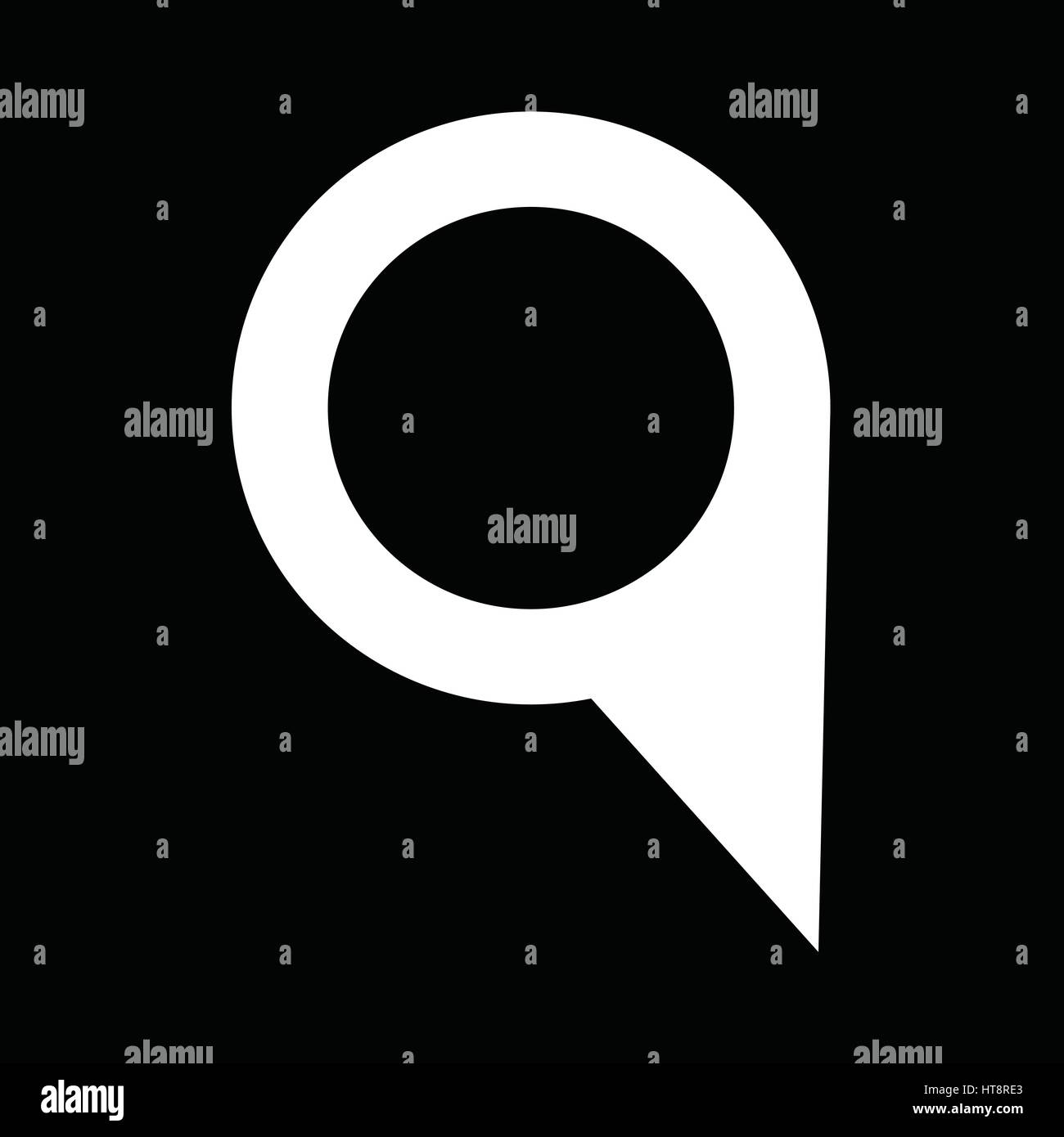 map pointer icon illustration design Stock Vector Image & Art - Alamy