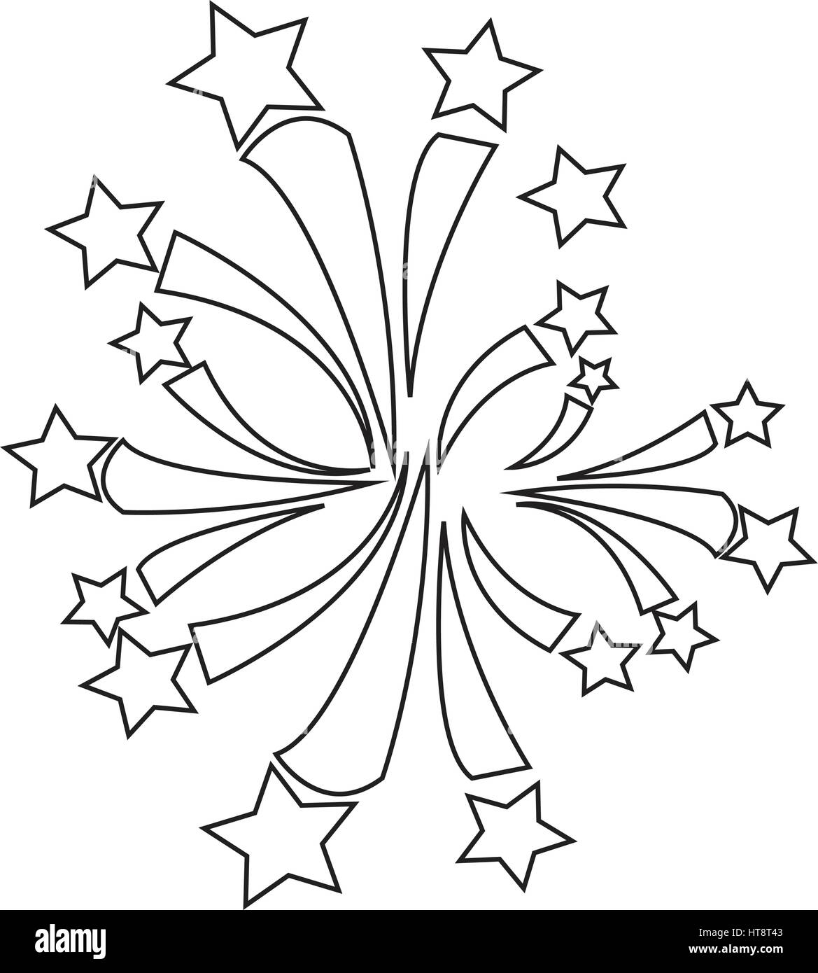 firework icon illustration design Stock Vector Image & Art - Alamy