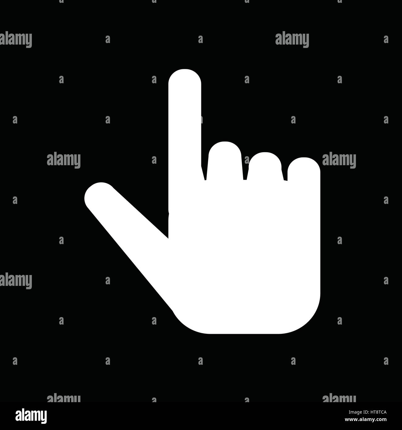 hand icon illustration design Stock Vector Image & Art - Alamy