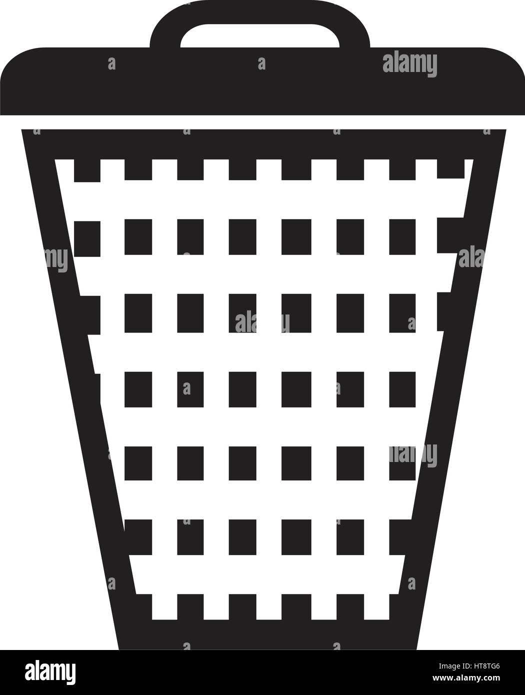 trash bin icon illustration design Stock Vector Image & Art - Alamy