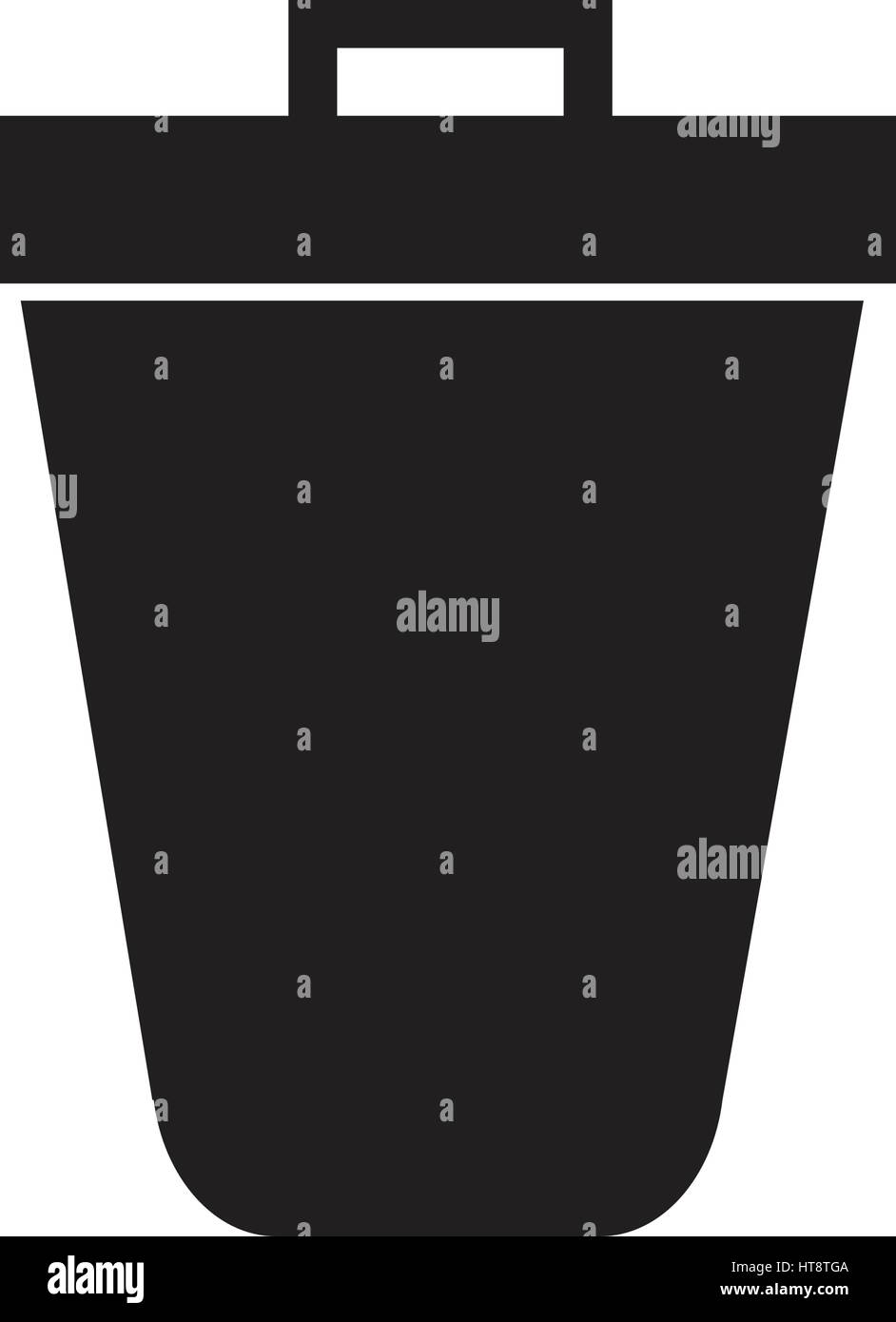 trash bin icon illustration design Stock Vector Image & Art - Alamy