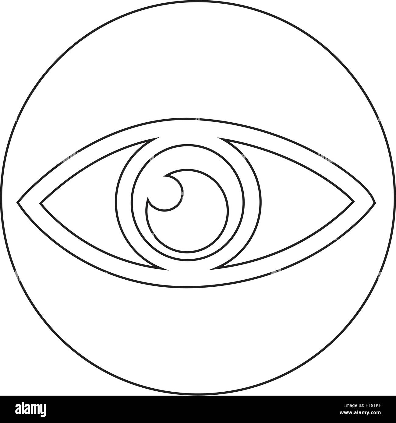 Eye icon illustration design Stock Vector Image & Art - Alamy