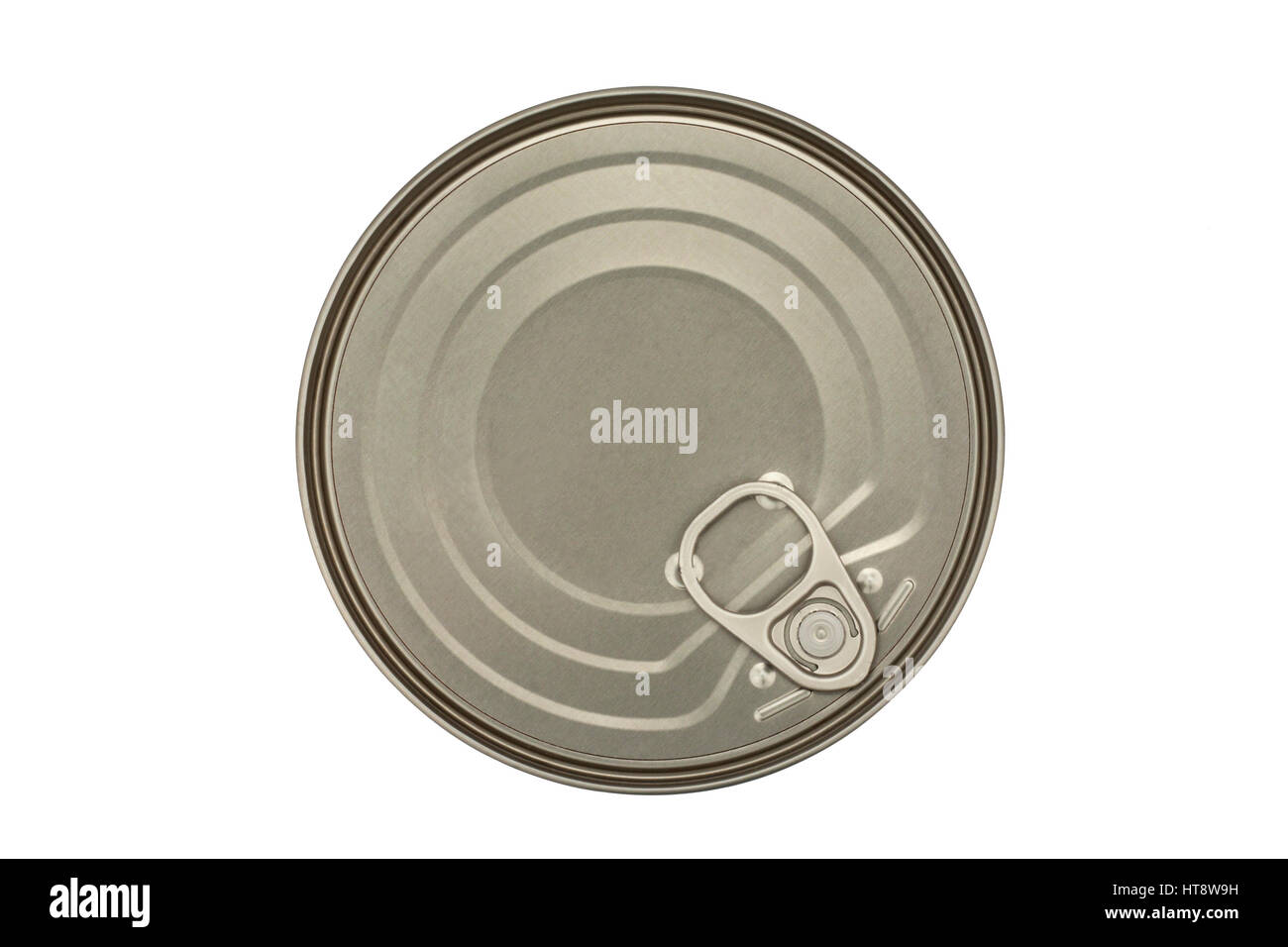 Closed can isolated on white background Stock Photo - Alamy