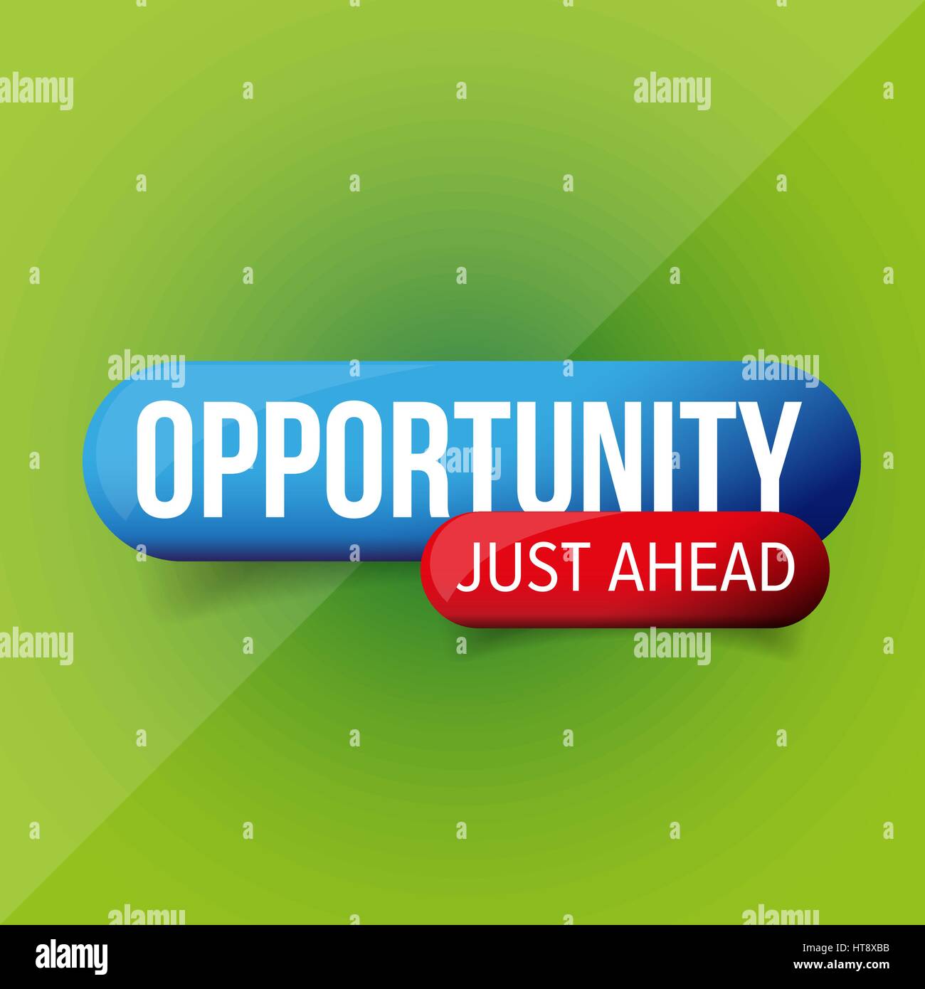 Opportunity Just Ahead vector Stock Vector