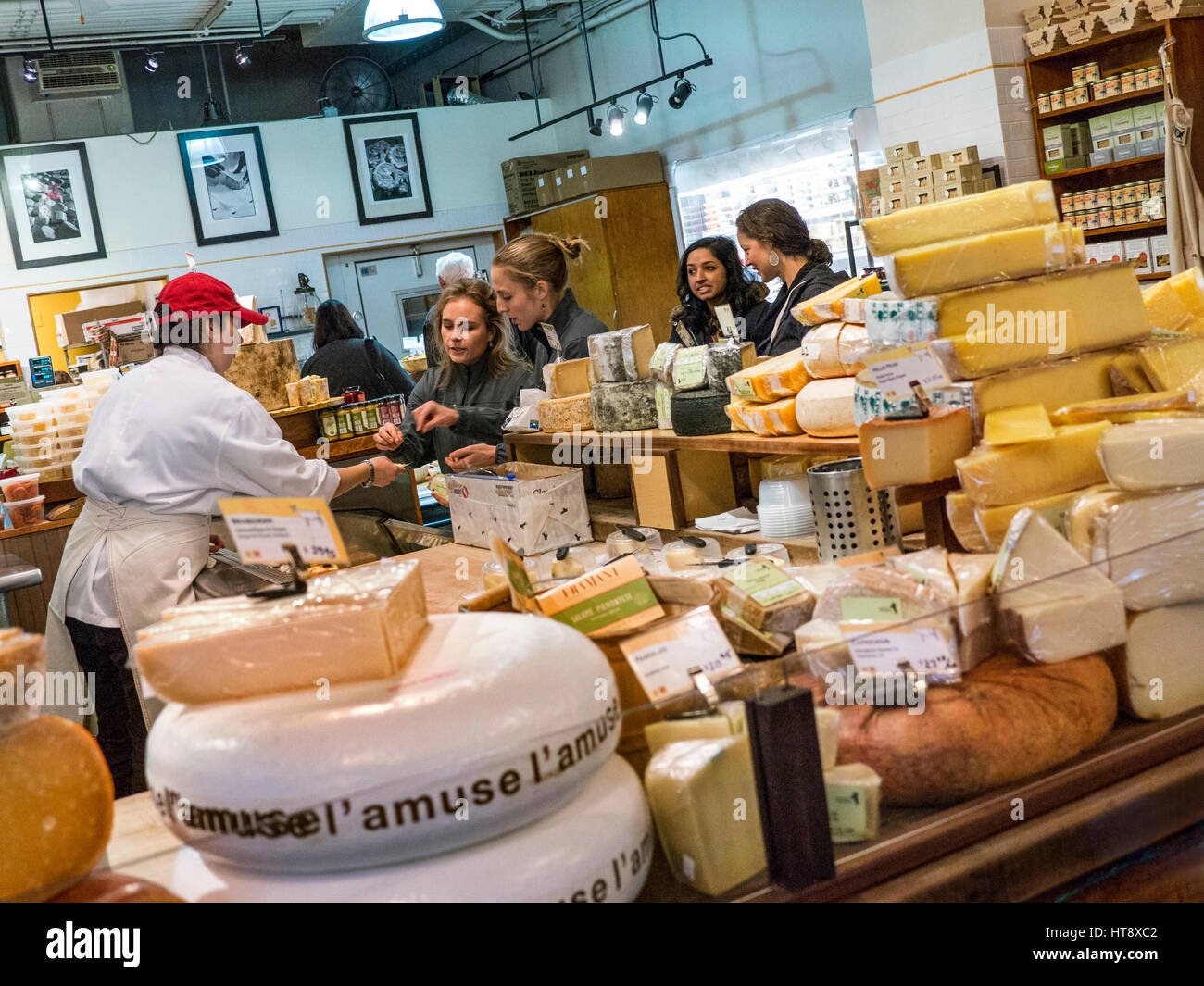 CHEESE TASTING SAMPLING BUYING MARKET STALL FERRY BUILDING SAN