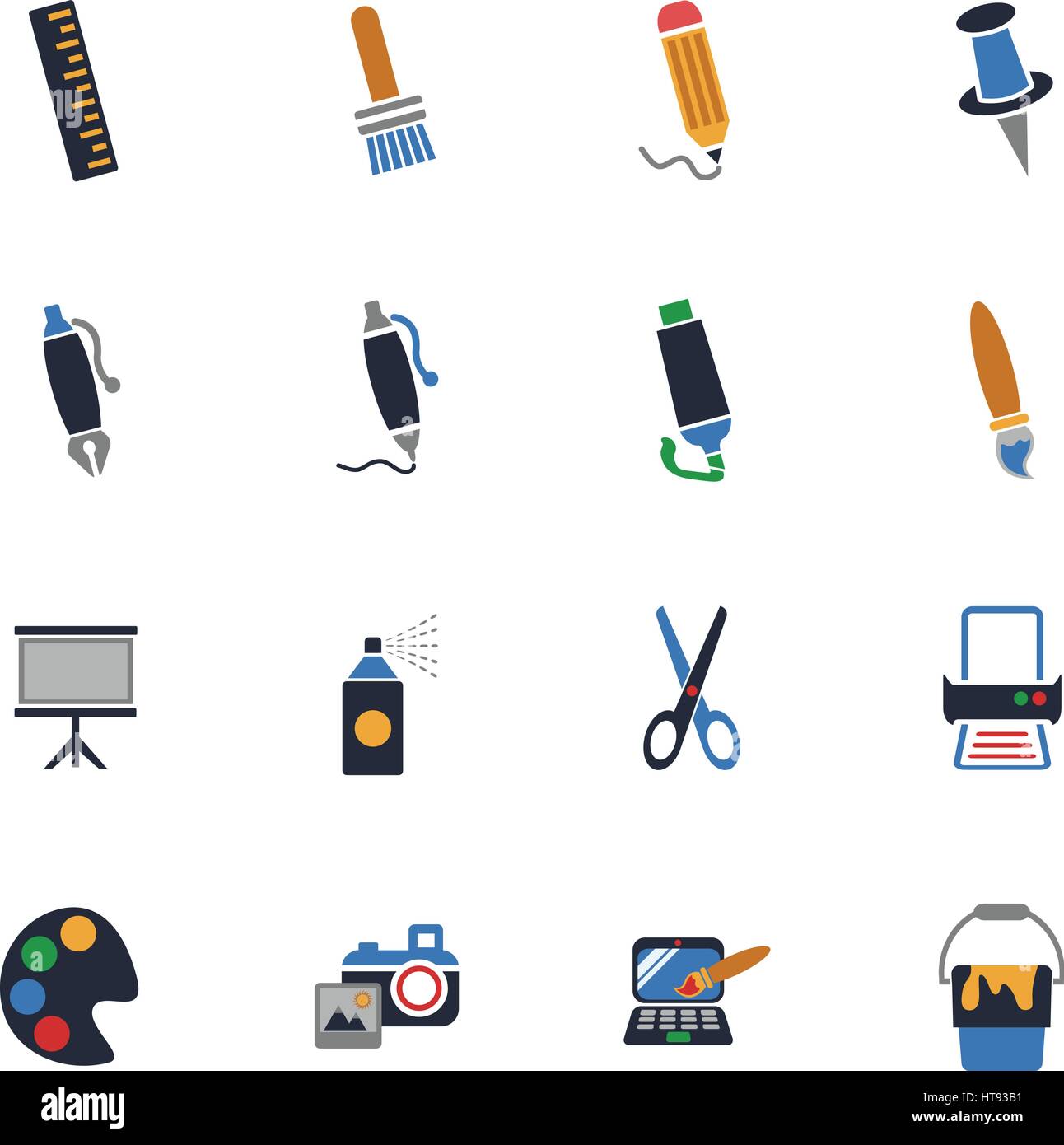 art tools web icons for user interface design Stock Vector Image & Art ...