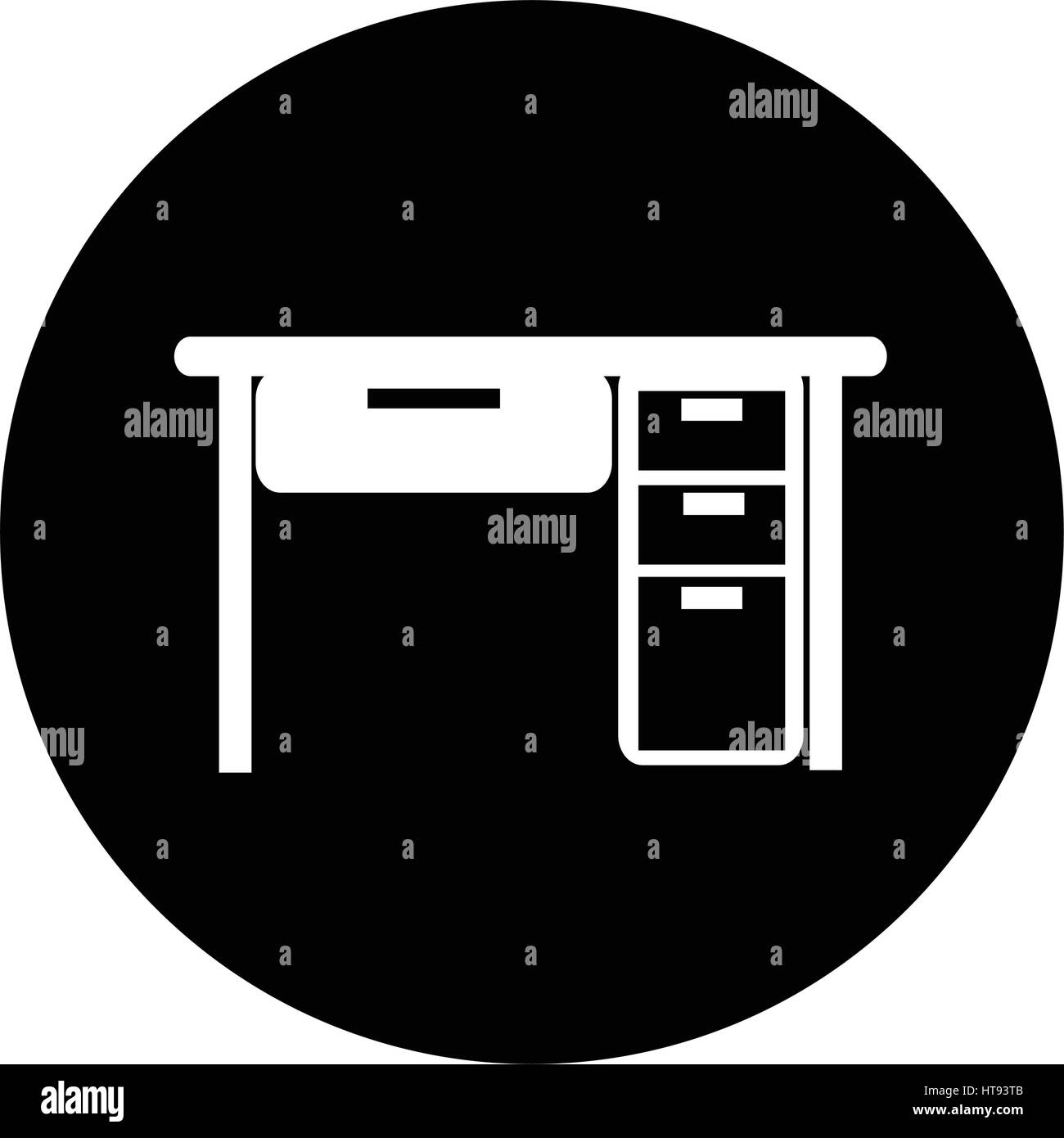Table Office Icon illustration design Stock Vector Image & Art - Alamy