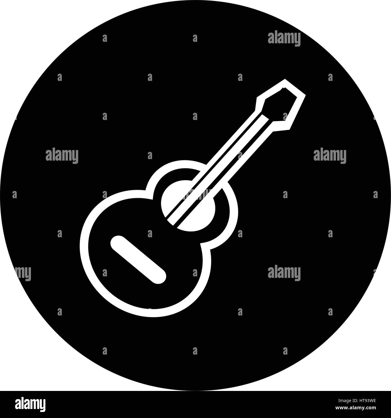acoustic guitar icon illustration design Stock Vector Image & Art - Alamy