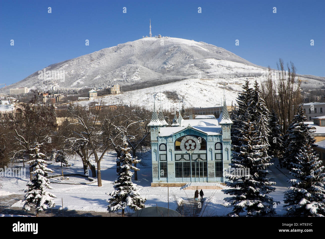 Гора Машук Пятигорск зима