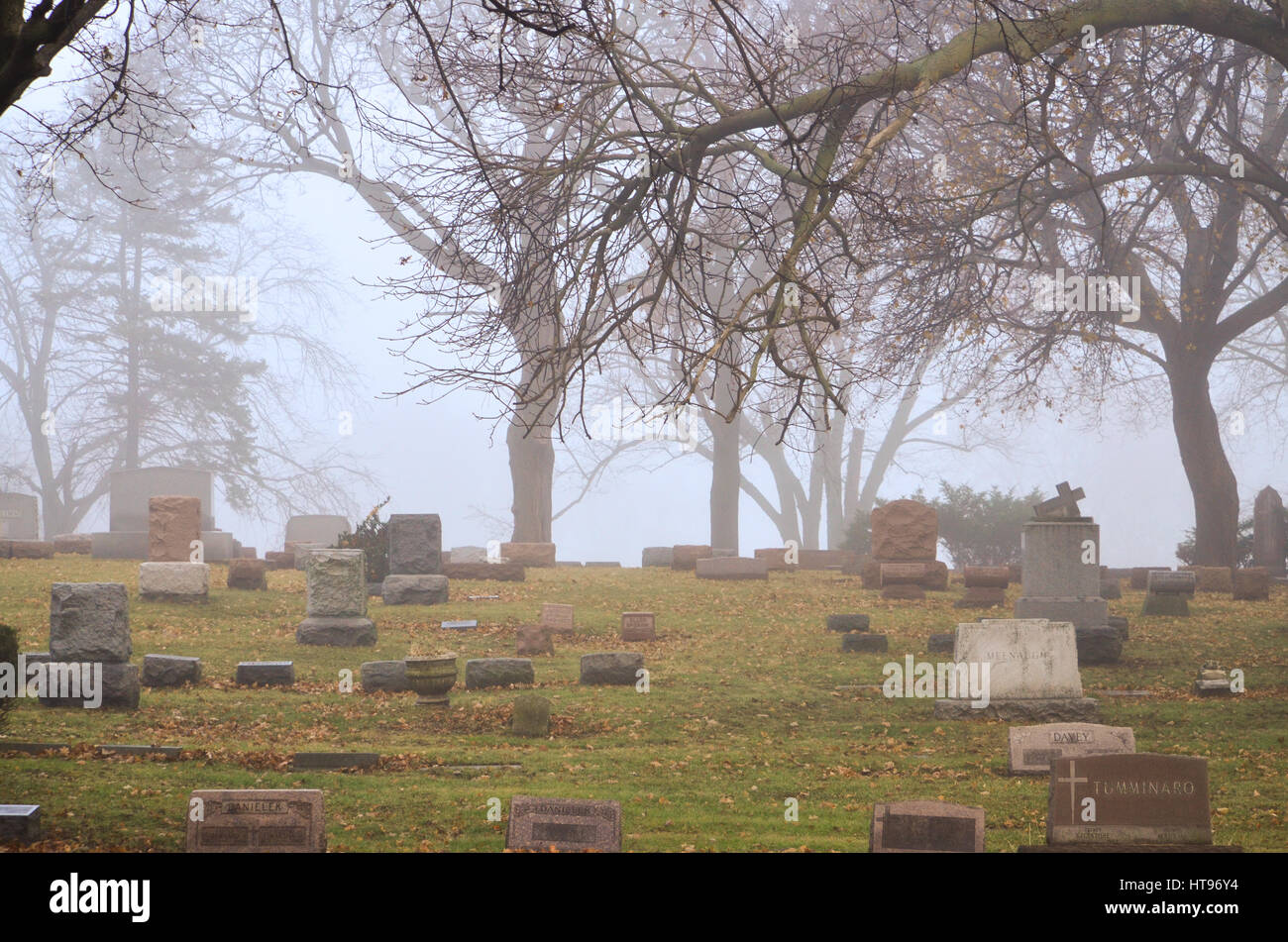 cemetery Stock Photo