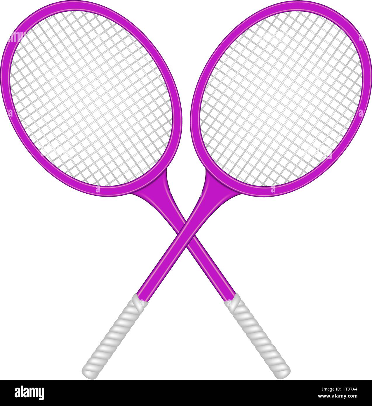 pink tennis racket clipart