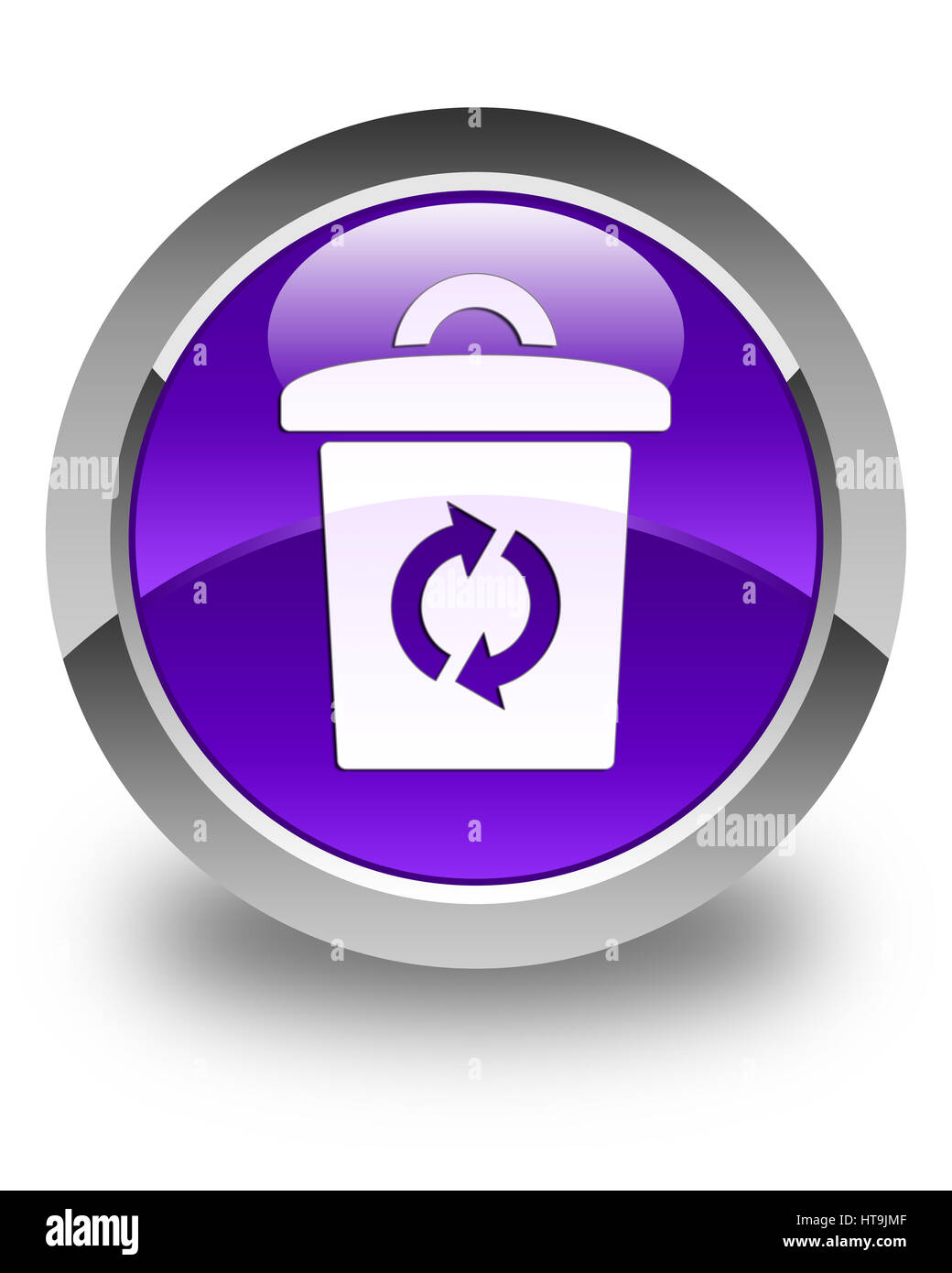 Container button trash can icon hi-res stock photography and images - Alamy