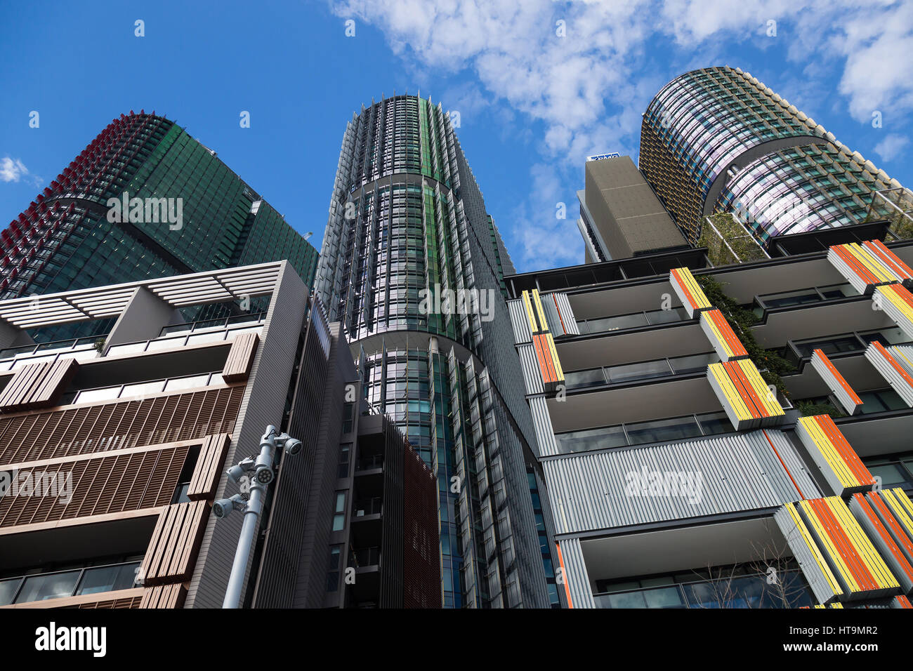 General views of the Barangaroo development project showing the
