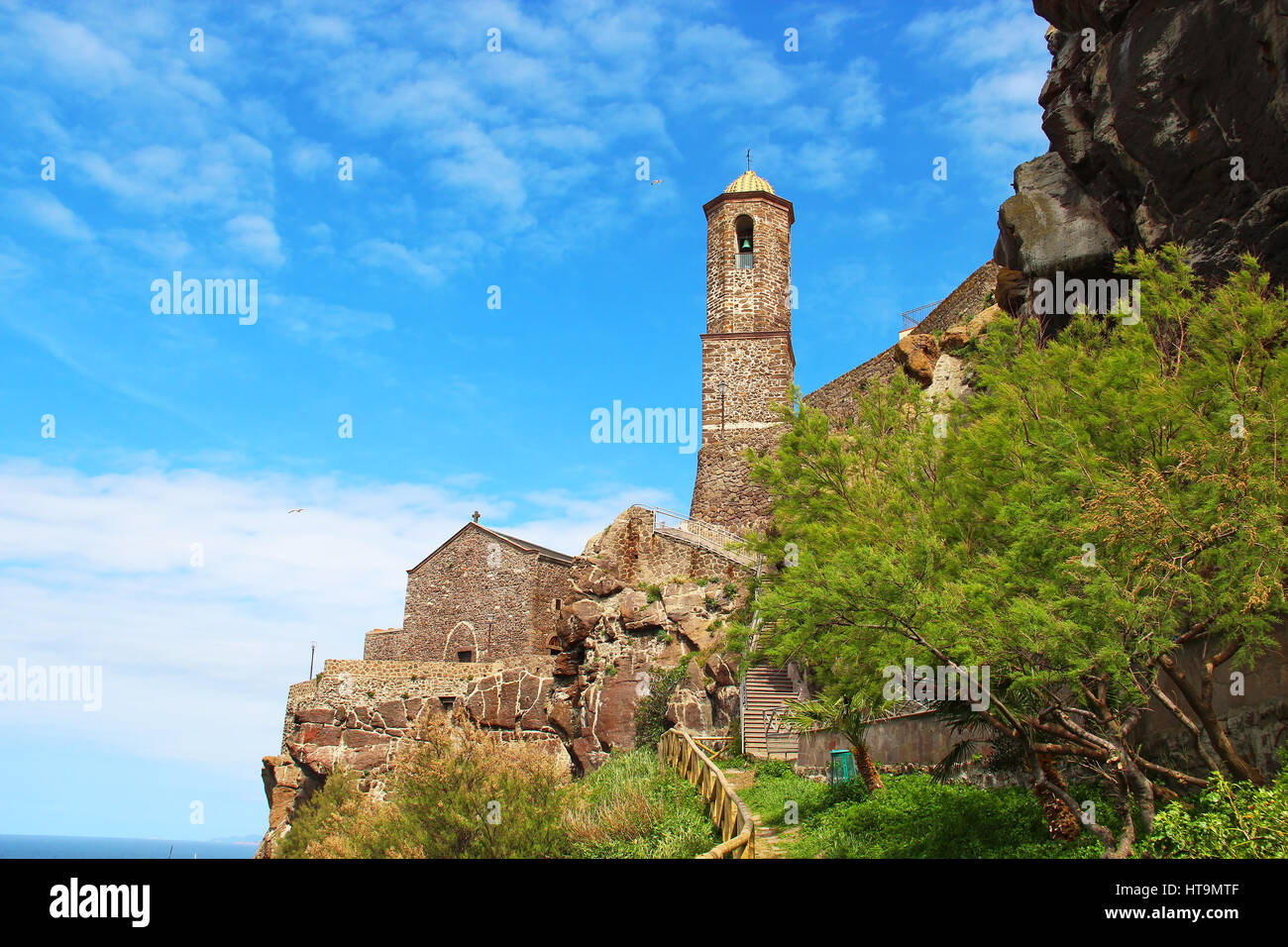 Cathedral of St. Anthony (Sant' Antonio Abate) in Castelsardo, Sardinia