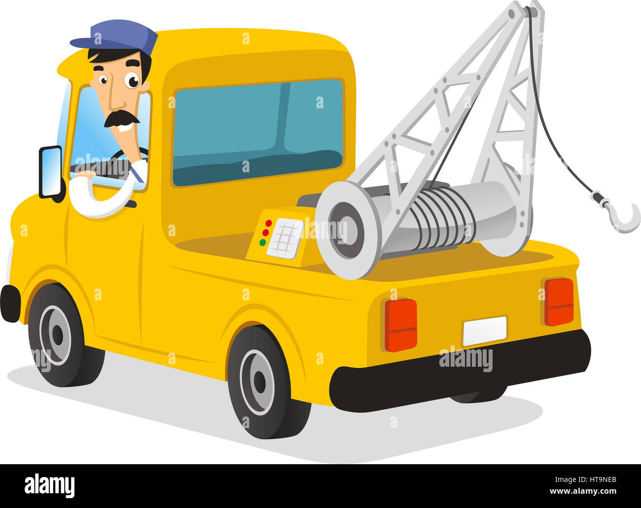 Cartoon Tow Truck High Resolution Stock Photography and Images - Alamy