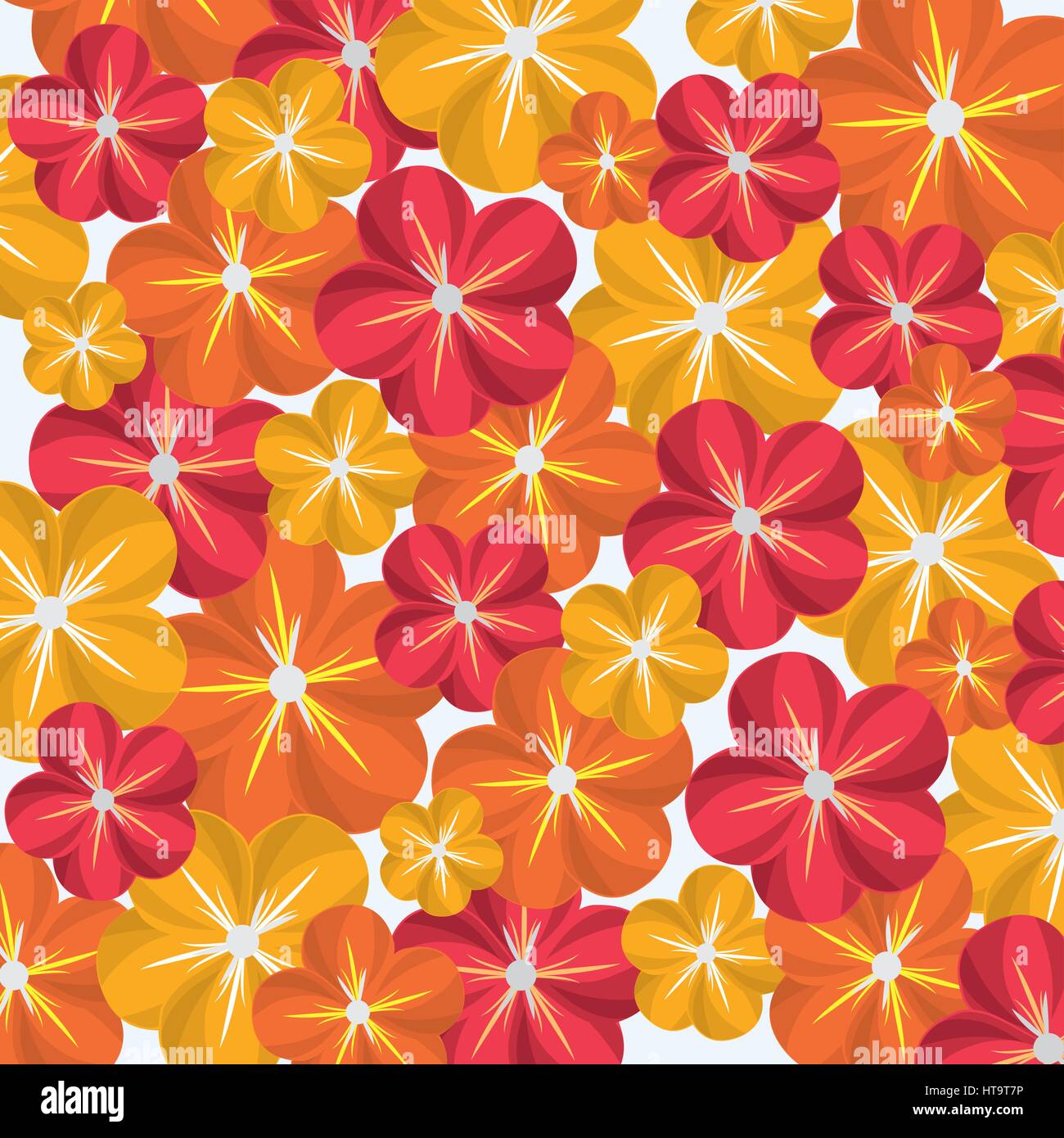 beautiful spring flowers icon Stock Vector Image & Art - Alamy