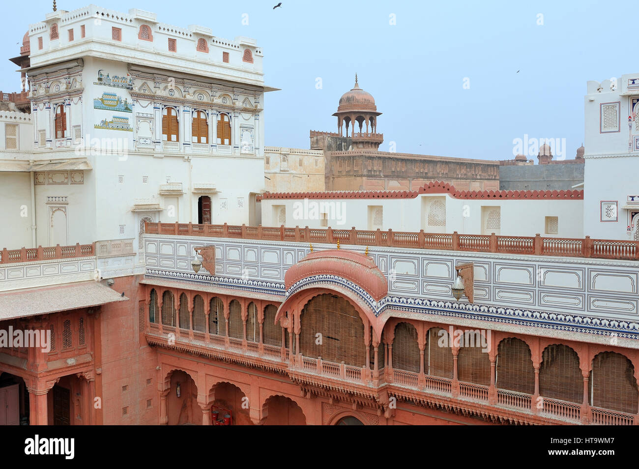 India Junagarh Fort in Bikaner Rajasthan Stock Photo