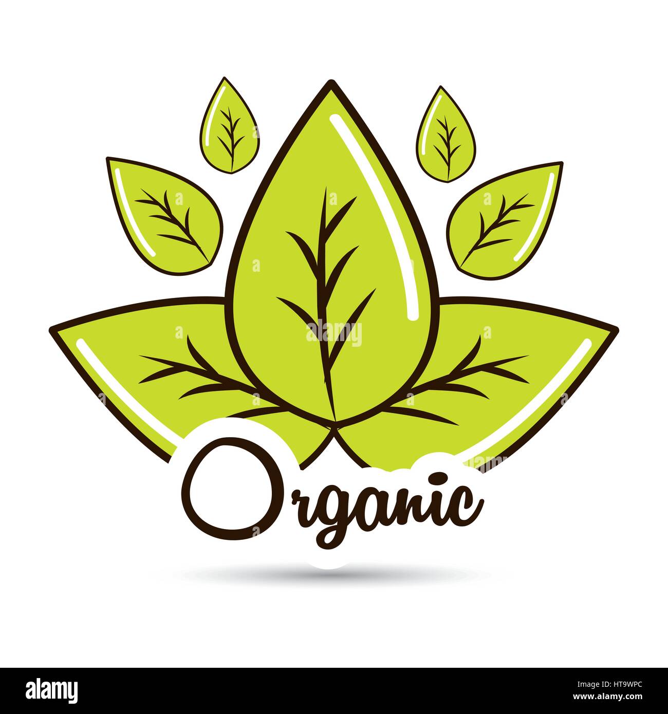 organic food icon stock Stock Vector Image & Art - Alamy