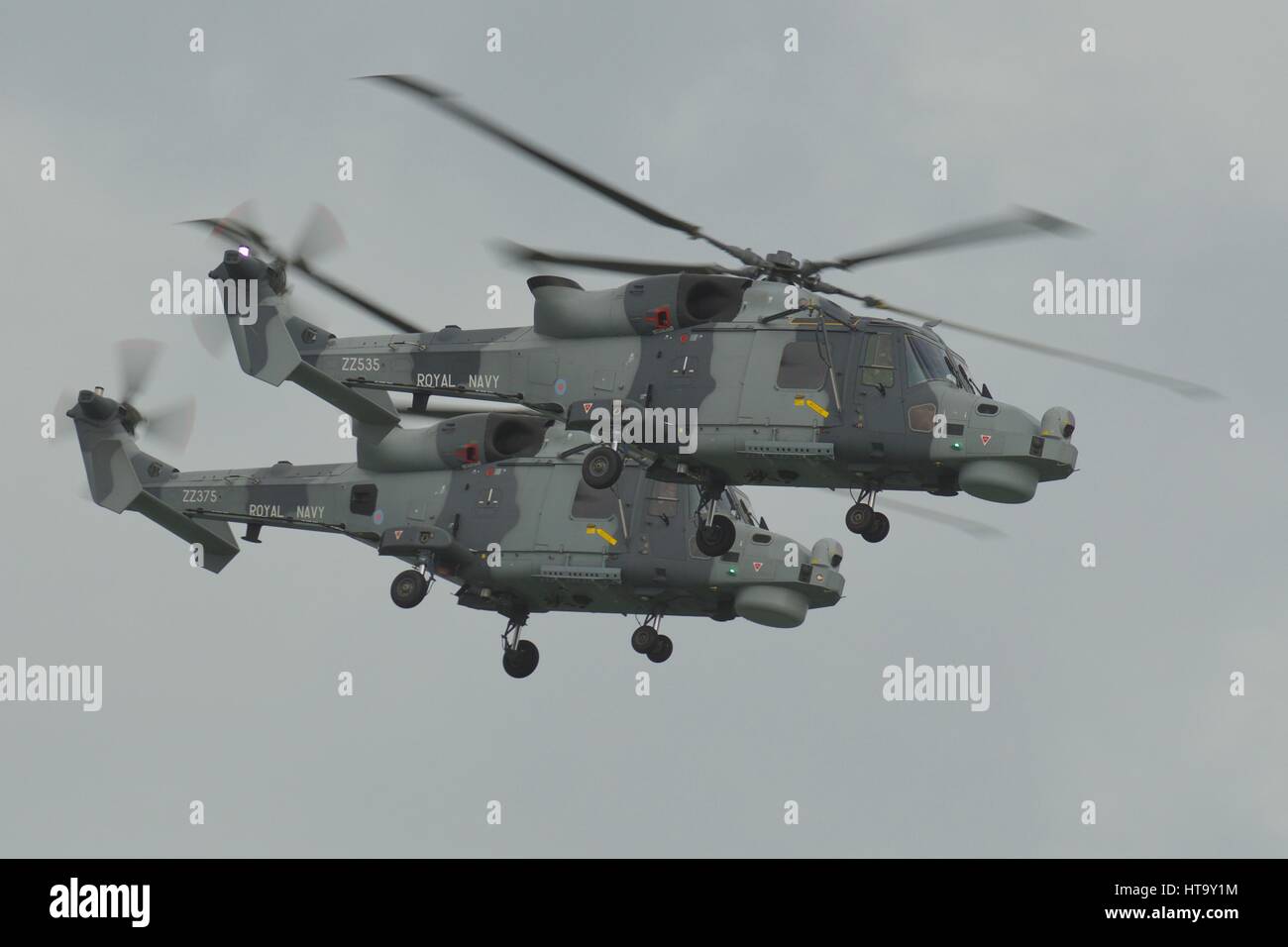 Royal navy mk8 lynx helicopter hi-res stock photography and images - Alamy