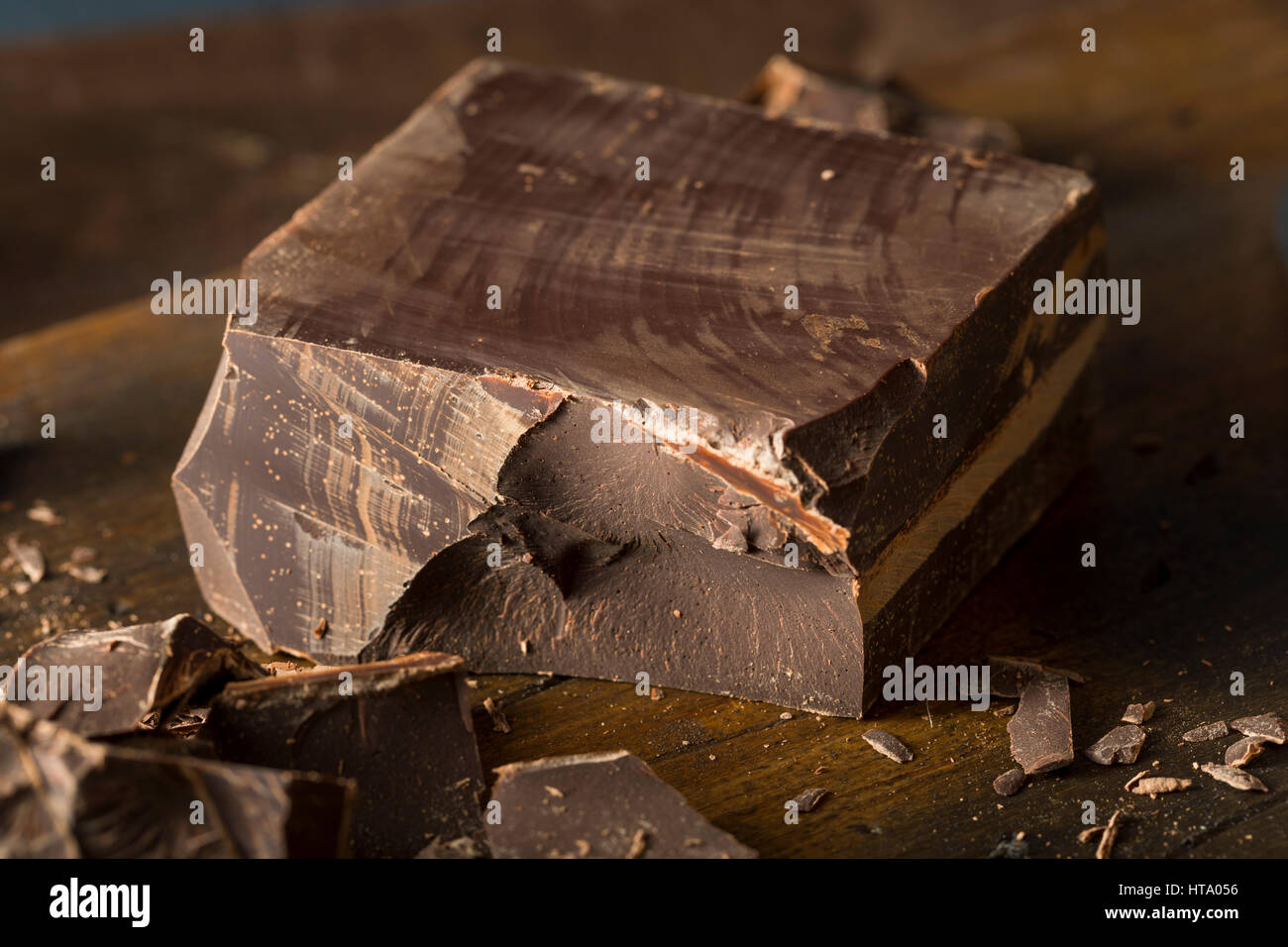 Organic Semi Sweet Dark Chocolate Chunks for Baking Stock Photo Alamy