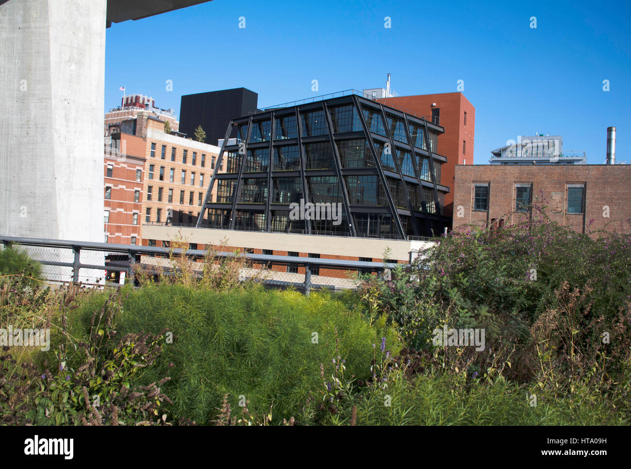 837 Washington Street from The High Line Manhattan NewYorkCity USA Stock Photo
